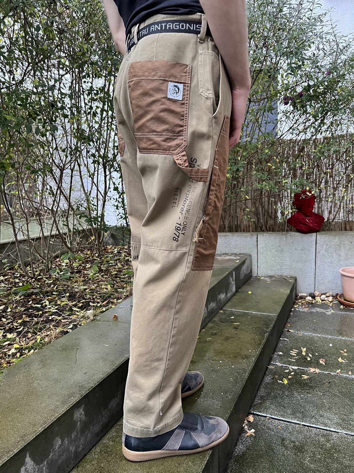Diesel Light brown Diesel P-TRENT straight trousers 32/32 Size US 32 / EU 48 - 2 Thumbnail