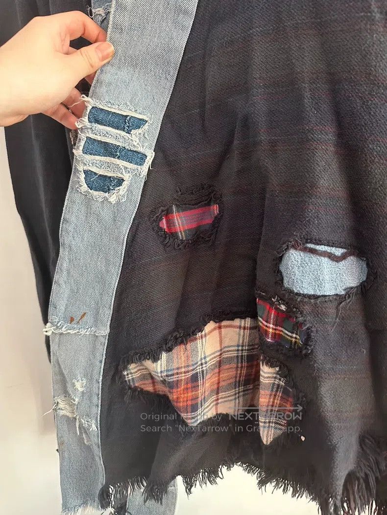 Greg Lauren Greg Lauren Distressed patchwork robe Size US M / EU 48-50 / 2 - 9 Thumbnail