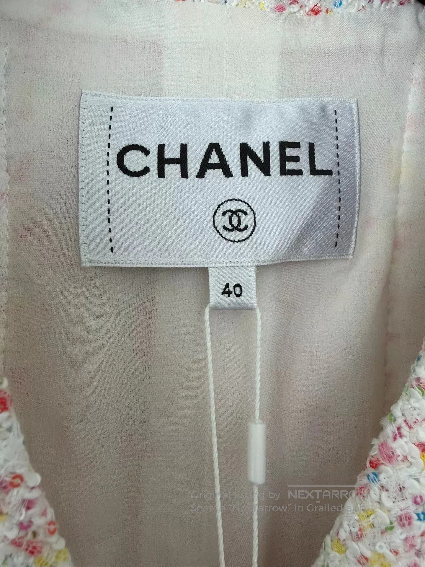 Chanel Chanel 25P Pink Sequin Tweed Jacket. Size US XL / EU 56 / 4 - 4 Thumbnail