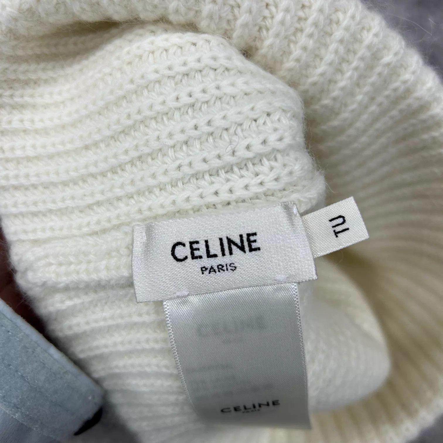 Celine Celine new ivory beanie Size ONE SIZE - 3 Thumbnail