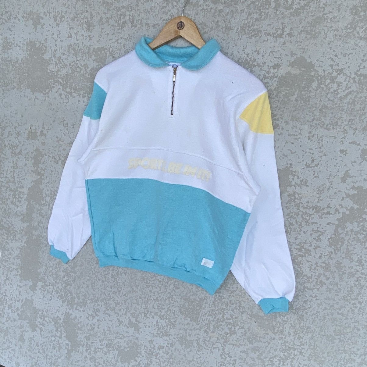 Other Vintage NCAA Quartz Zip Sweatshirt Blue/White PulloverSize M Size M / US 6-8 / IT 42-44 - 2 Thumbnail