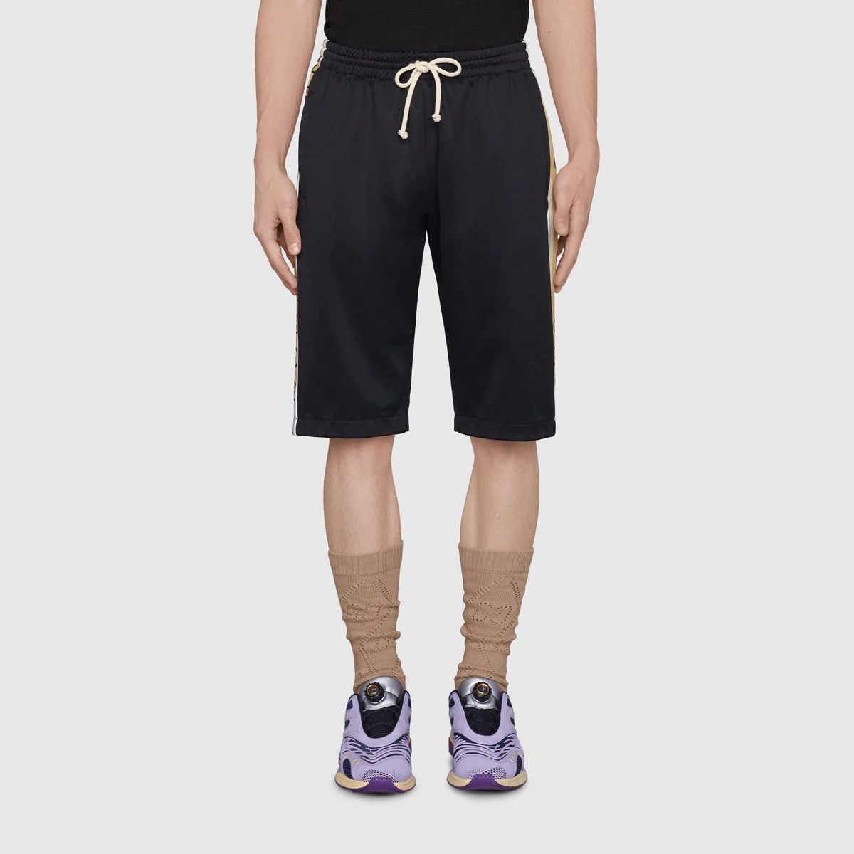 Gucci o1s1wg110925 Technical Jersey Shorts in Multicolor Size US 32 / EU 48 - 3 Thumbnail