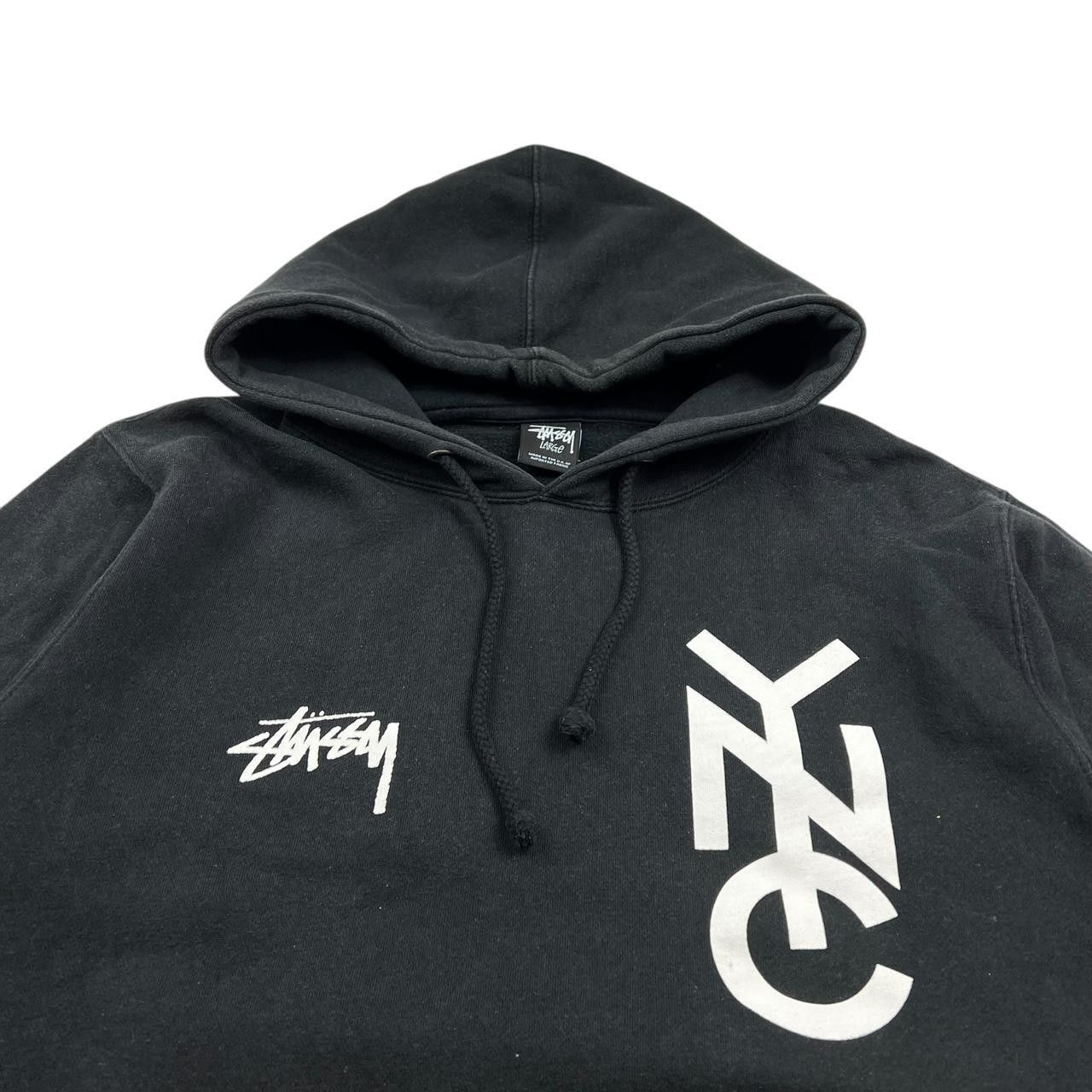 Stussy Vintage Stussy NYC Pullover Hoodie Black - Large Size US L / EU 52-54 / 3 - 4 Thumbnail