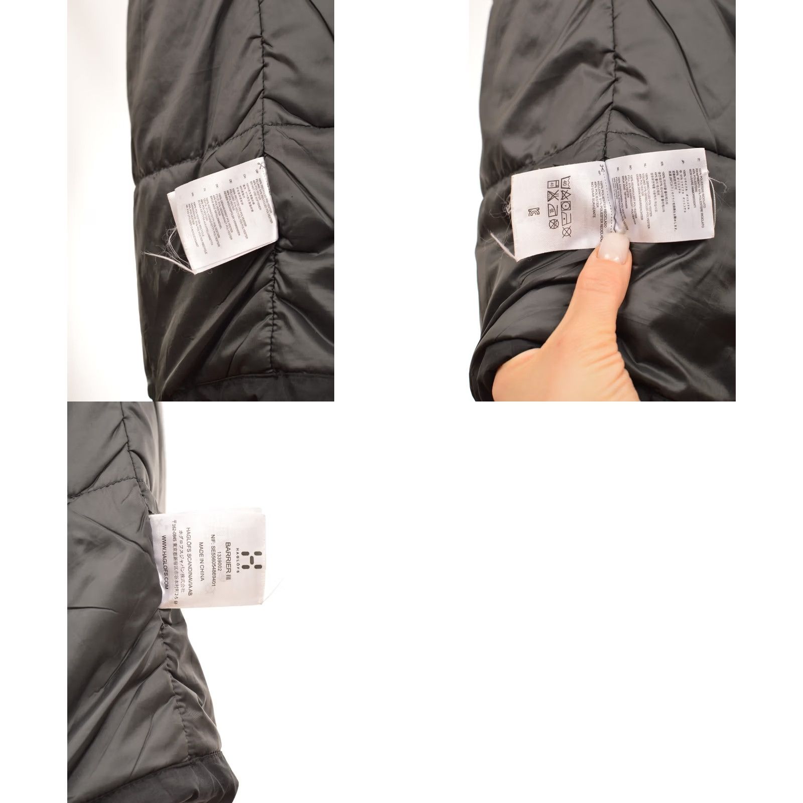 Vintage Haglöfs Barrier III 3 Jacket Pertex Classic Eco Outdoor Hiking Size M Jacket Men Black Windbreaker Size US M / EU 48-50 / 2 - 8 Thumbnail