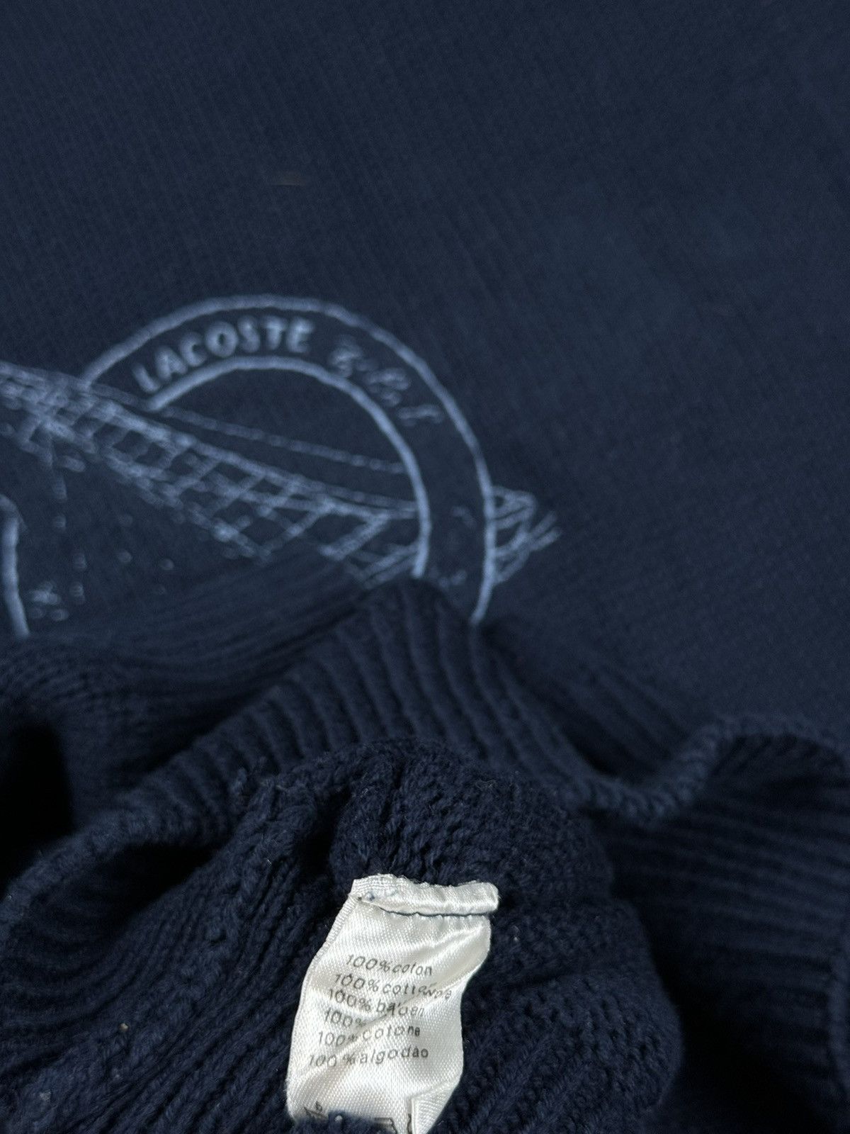 Lacoste Vintage sweater Lacoste original casual streetwear item Size US XL / EU 56 / 4 - 4 Thumbnail
