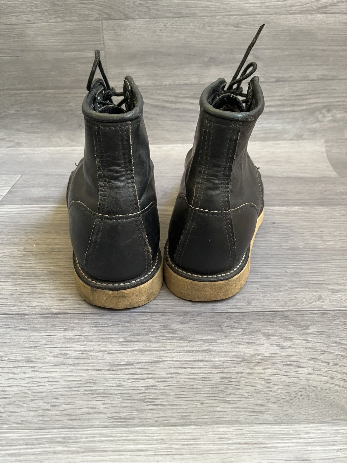 Engineered Garments × Red Wing Redwing x Irish setter black leather moc-toe boots, Nigo sz Size US 7 / EU 40 - 9 Thumbnail