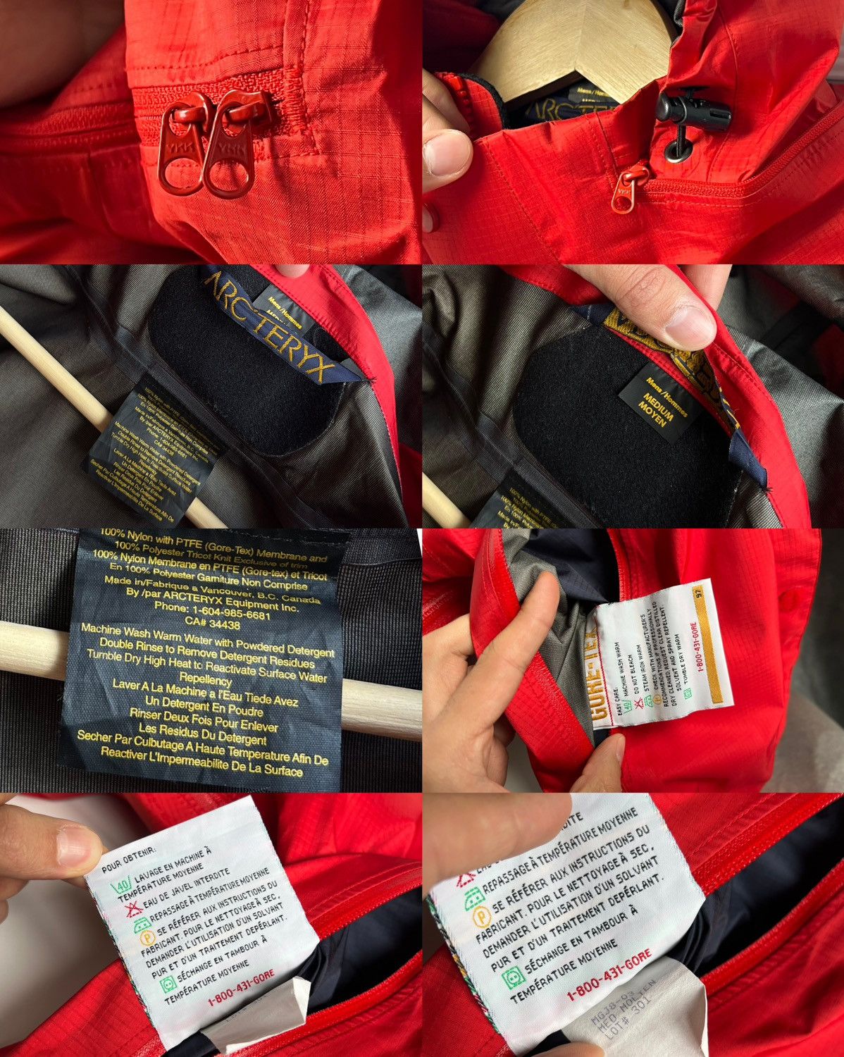 Arc'teryx × Vintage Rare Vintage Arc’teryx Theta LT Gore-Tex XCR Gold Logo M Size US M / EU 48-50 / 2 - 24 Thumbnail