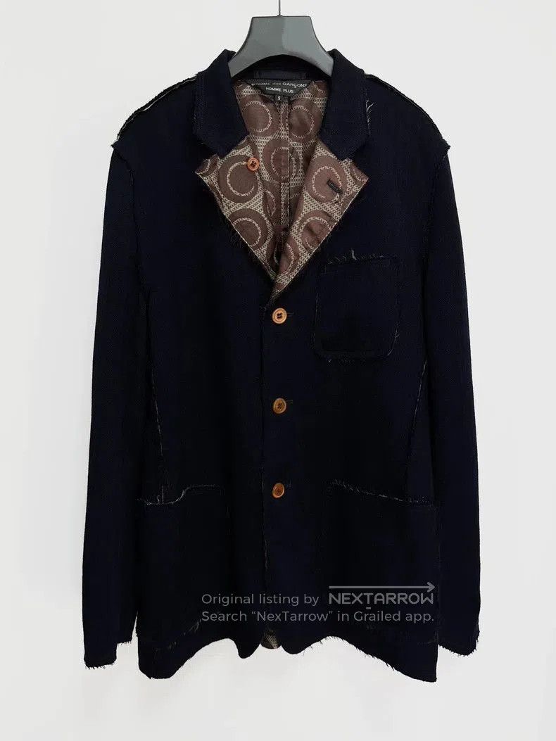 Comme des Garcons Comme des Garçons 02AW Distressed Coat. Size US S / EU 44-46 / 1 - 1 Thumbnail