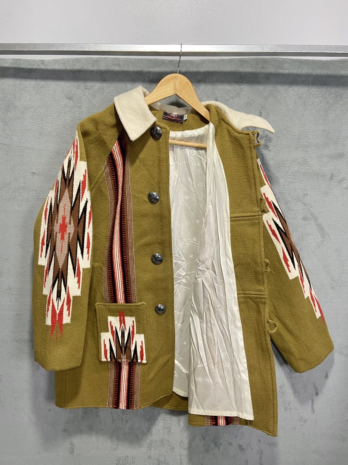 Vintage Vintage Chimayo Centinela Traditional Arts wool Coat Size US M / EU 48-50 / 2 - 4 Thumbnail