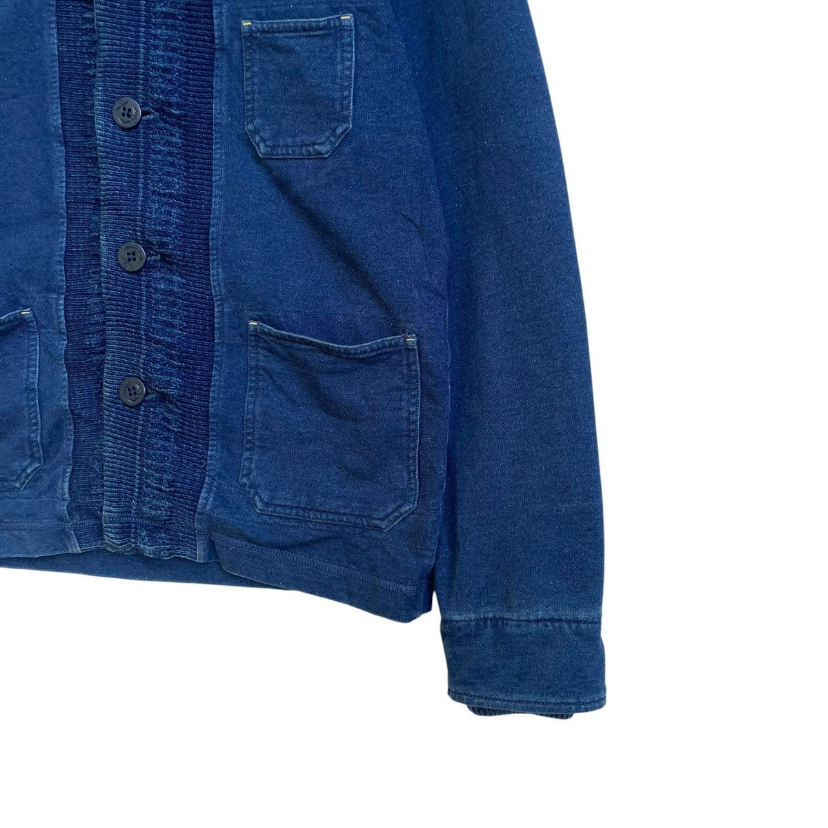 45rpm × Blue Blue Japan × Toyo Enterprises 💥 Ciopanic Indigo Shawl Collar Marine Inspired Kapital Size US M / EU 48-50 / 2 - 8 Thumbnail
