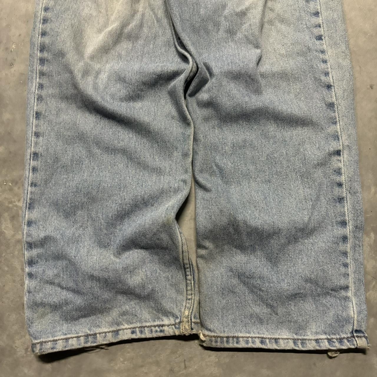 Levi's × Vintage Crazy Vintage Y2K/2000s Baggy Levi’s Light Wash Distressed Denim Jeans! Size US 36 / EU 52 - 6 Thumbnail