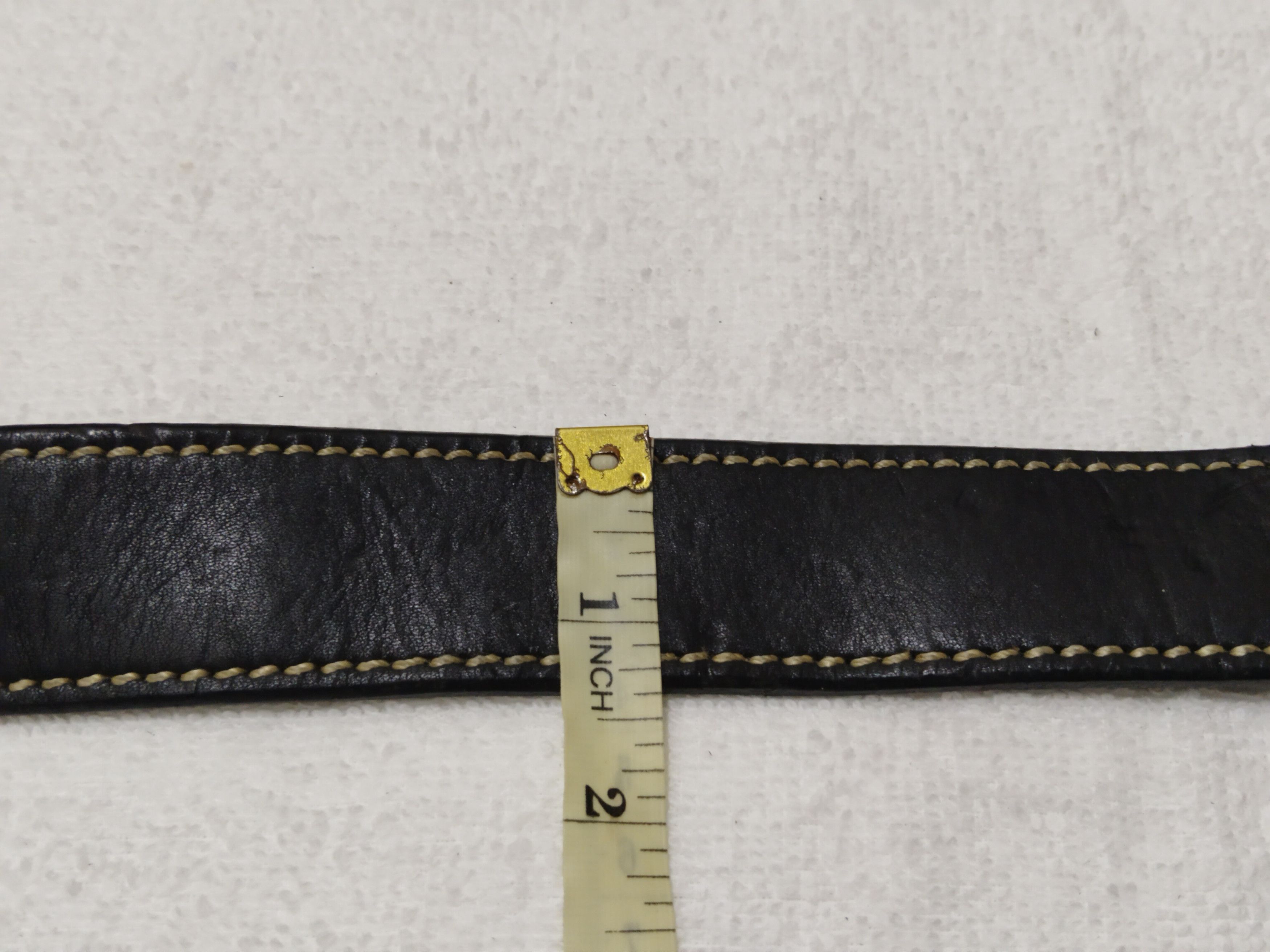 Guess Vintage Guess Leather Belt Size 28 - 7 Thumbnail