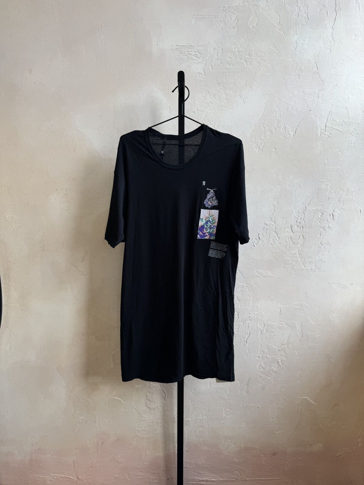 11 By Boris Bidjan Saberi $369 INDICA SATIVA GRAPHIC TEE T SHIRT Size US L / EU 52-54 / 3 - 2 Thumbnail