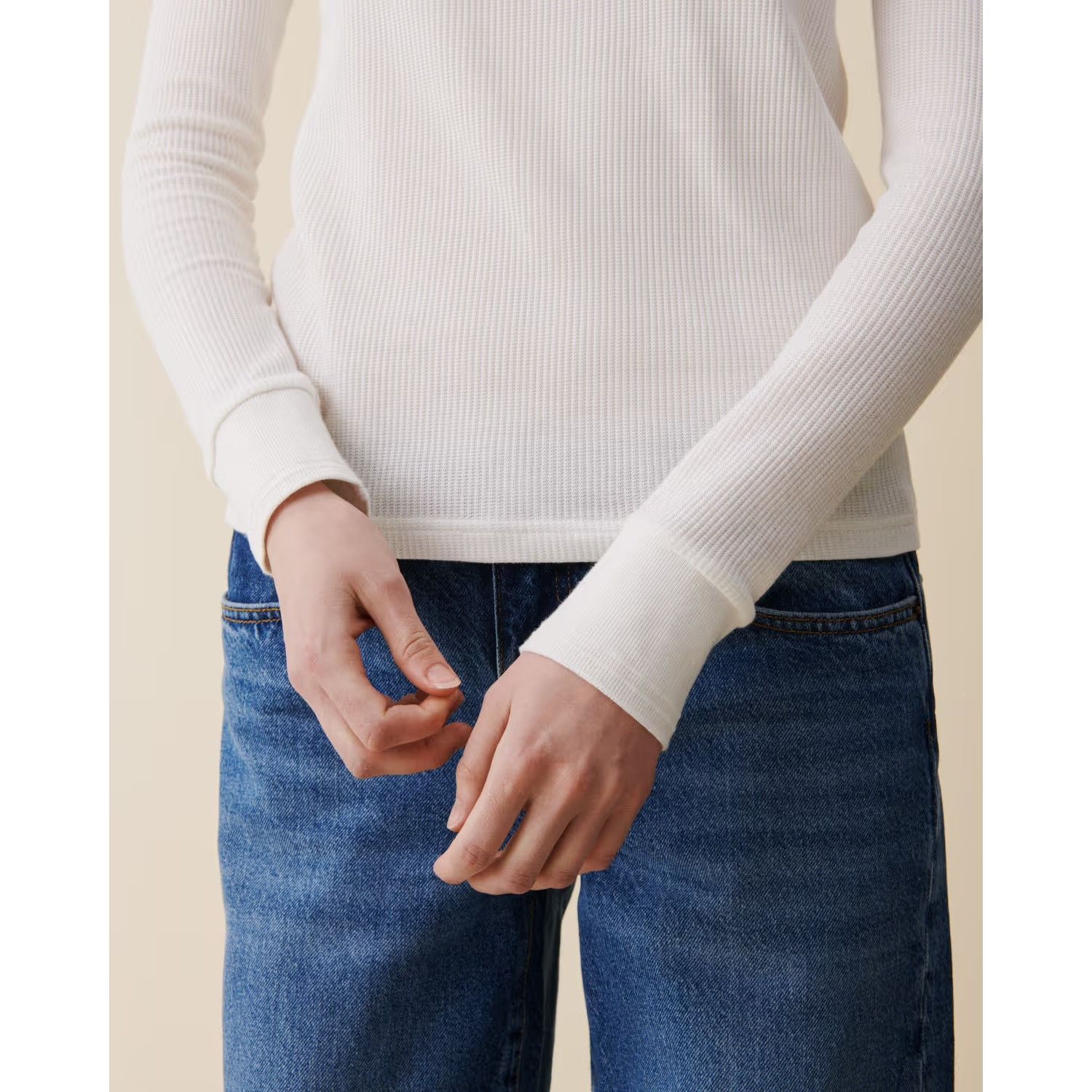 JEANERICA $180 New Jeanerica Giselle Long Sleeve - White - Small Size S / US 4 / IT 40 - 4 Thumbnail
