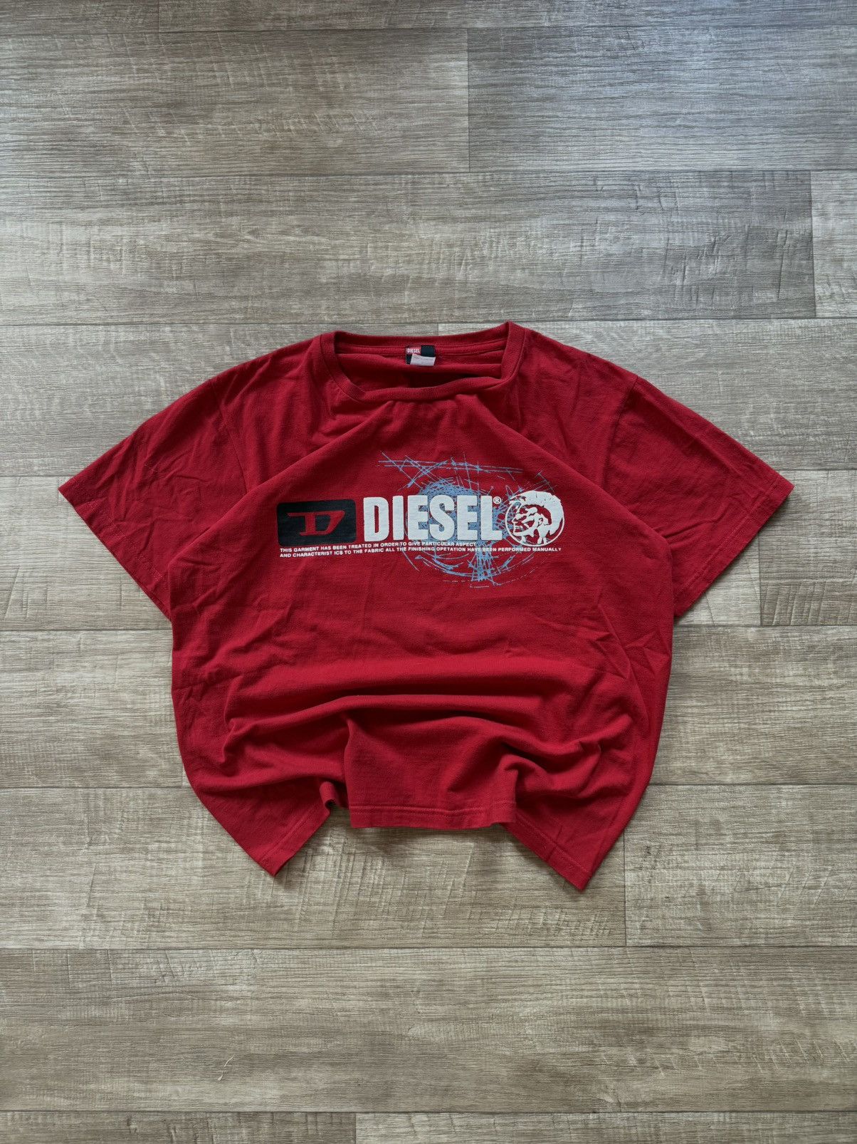 Diesel vintage y2k diesel central logo punk res tee Size US L / EU 52-54 / 3 - 1 Thumbnail