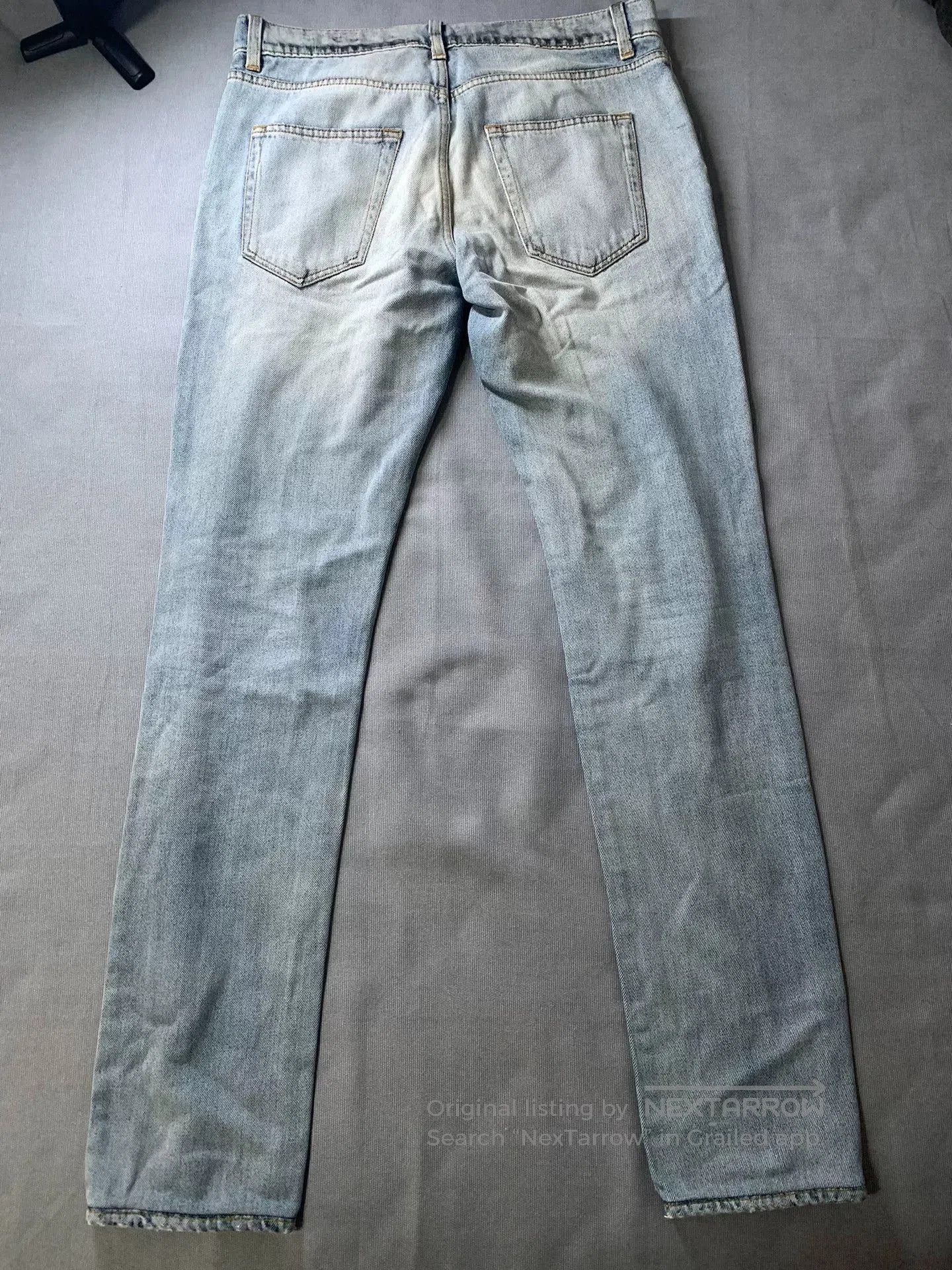 Saint Laurent Paris Saint Laurent SLP D02 Distressed Jeans. Size US 30 / EU 46 - 3 Thumbnail
