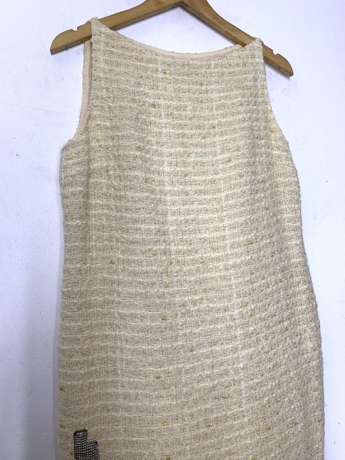 Versace Vintage Tweed Silk GENNY by Gianni Versace Maxi Dress Size XL / US 12-14 / IT 48-50 - 6 Thumbnail