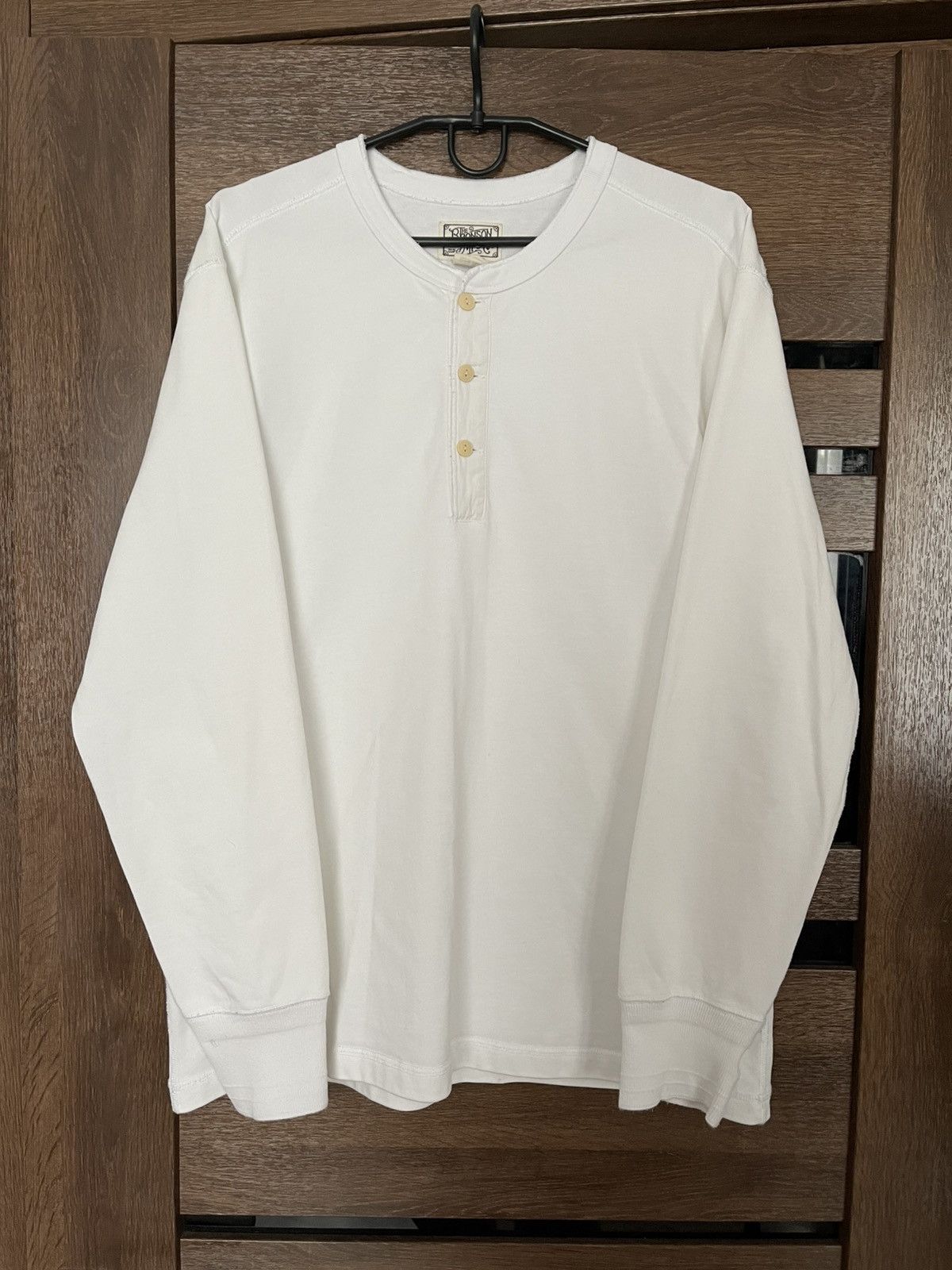 Bronson MFG. CO. Bronson Mfg Henley Heavyweight Long Sleeve T-Shirt Pullover Size US XXL / EU 58 / 5 - 2 Thumbnail