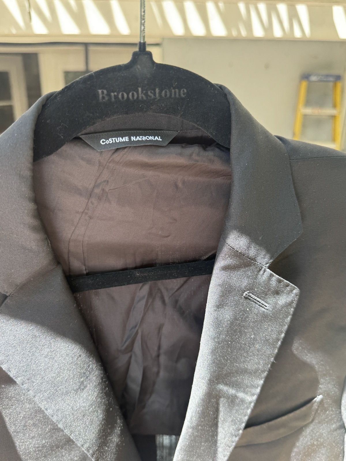 Costume National Costume National Homme Black Wool/Silk Minimalist Blazer 50 Size 40R - 7 Thumbnail
