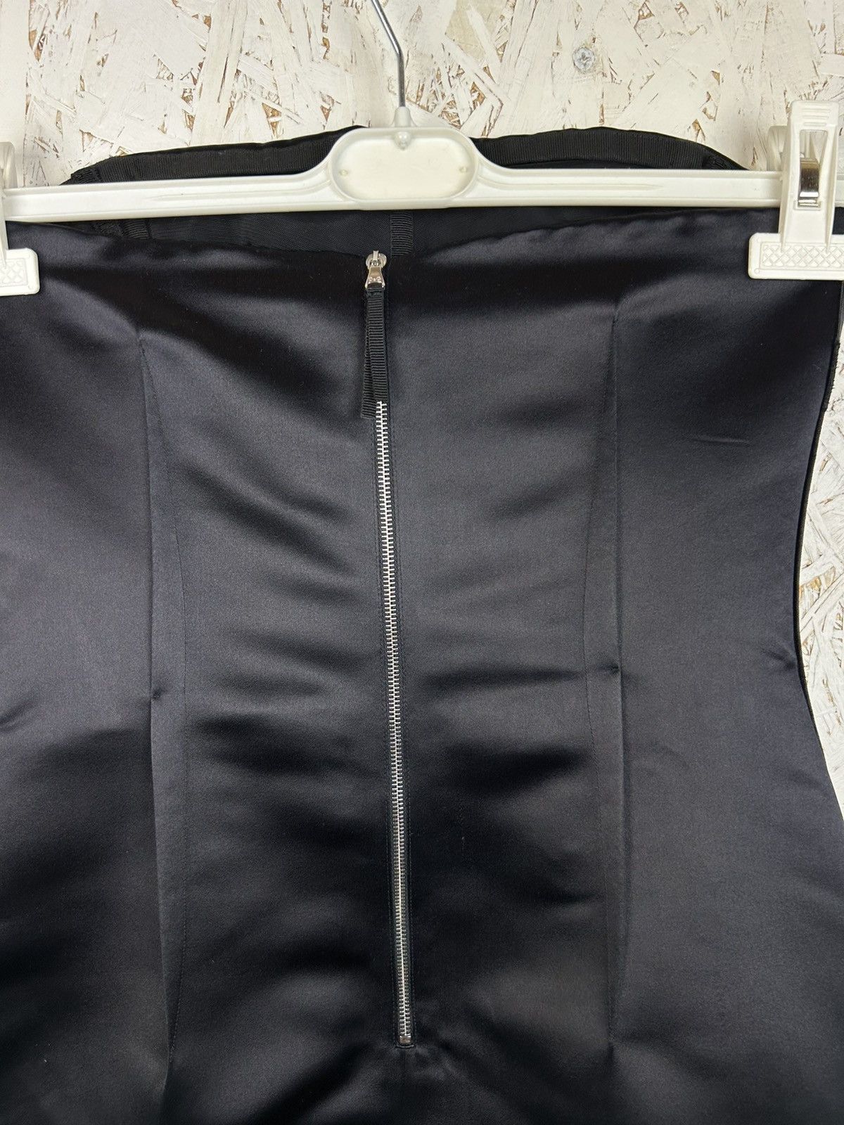 Dolce & Gabbana Dolce & Gabbana Strapless Silk Satin Corset Dress Black 42 Size M / US 6-8 / IT 42-44 - 5 Thumbnail