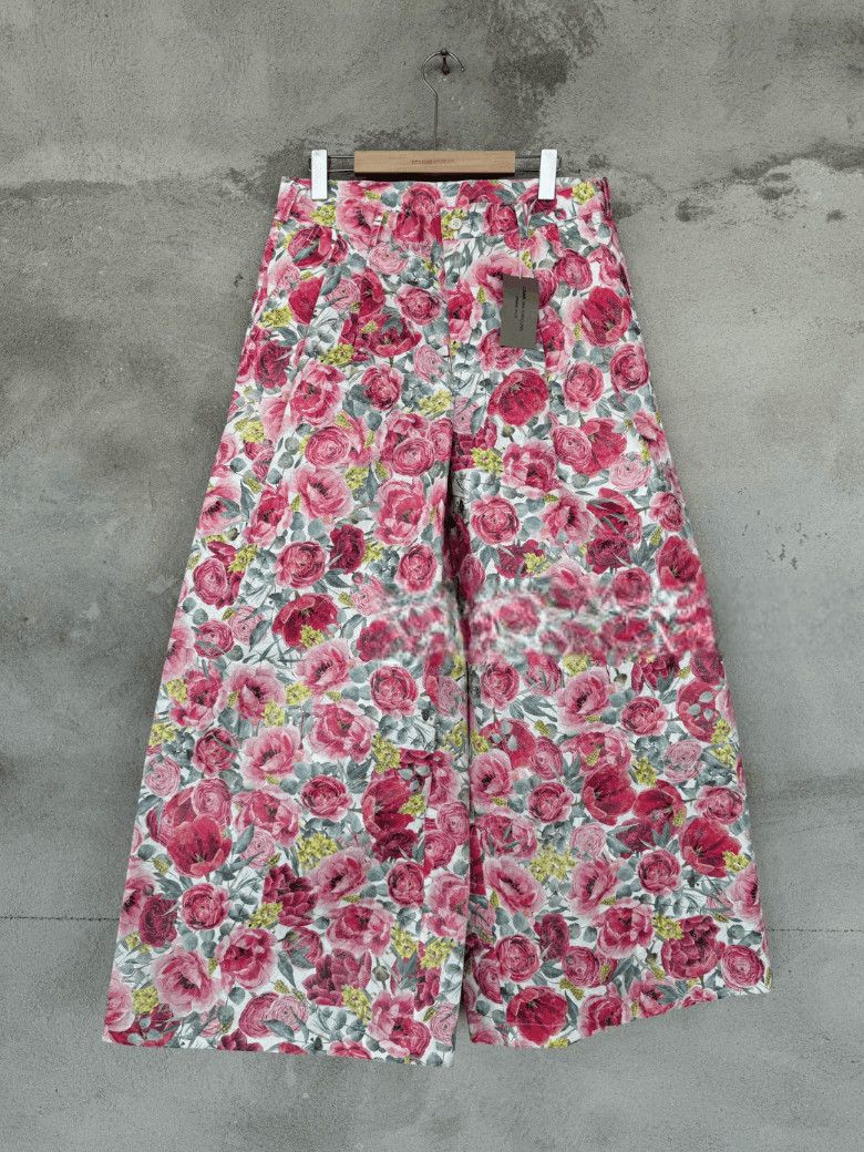 Comme des Garcons Sz M Comme Des Garcons Homme Plus AD2021 Flower Pants-2505 Size US 32 / EU 48 - 1 Thumbnail