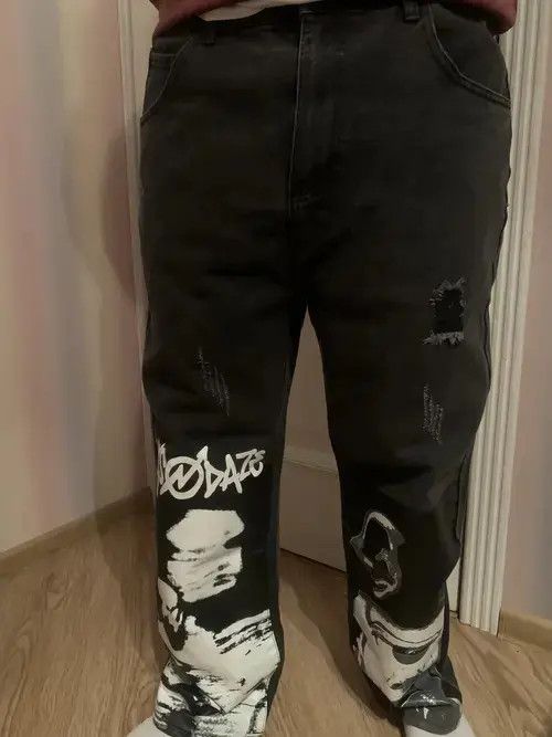 Japanese Brand × Jean Gothic Baggy Jeans Size US 32 / EU 48 - 2 Thumbnail