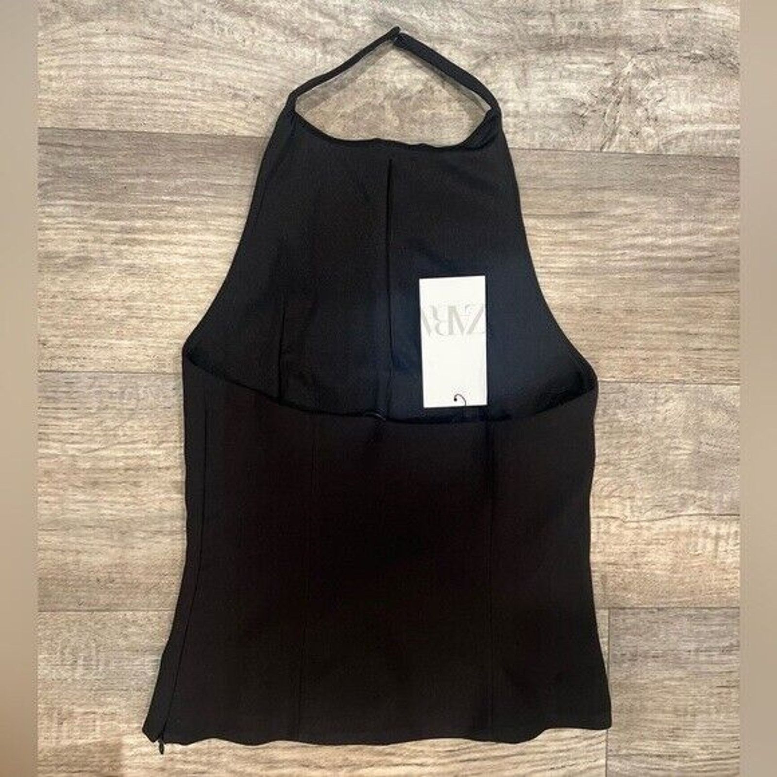 Zara ZARA Fitted Halter Top NWT Size XL / US 12-14 / IT 48-50 - 23 Thumbnail