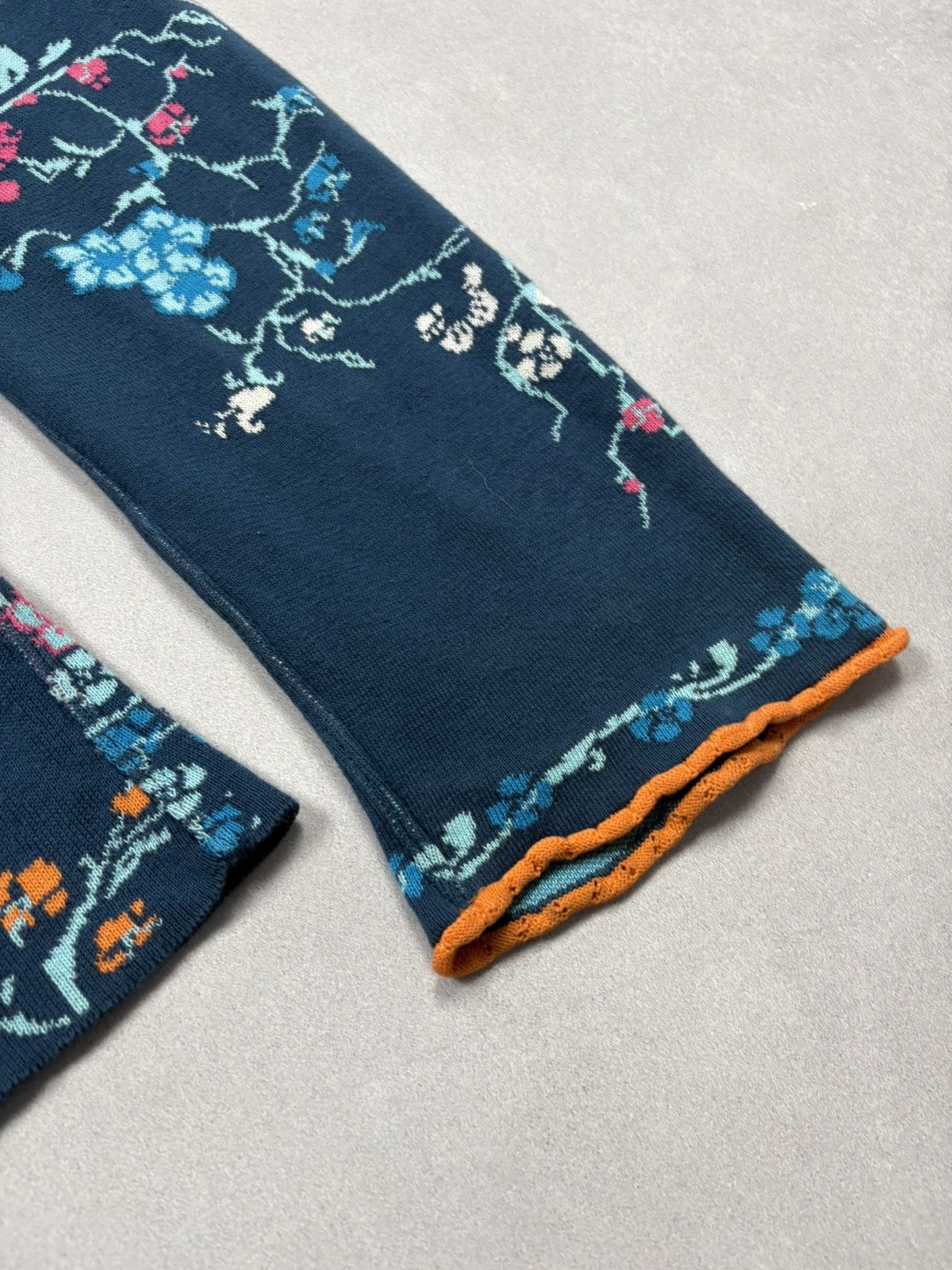 Vintage Ivko Floral Jacquard Knit Cardigan Button Up Boho Art Rare L Size L / US 10 / IT 46 - 10 Thumbnail