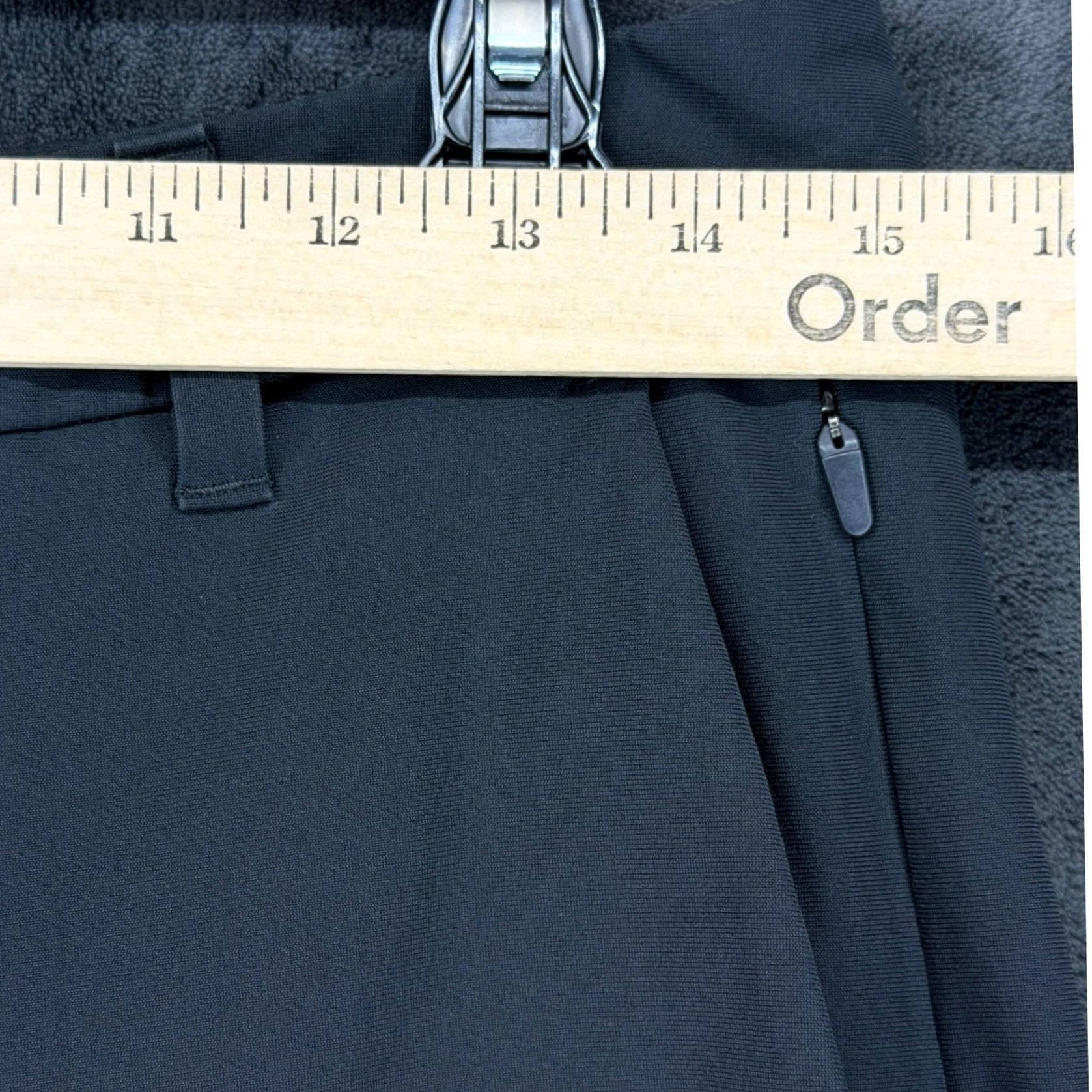 Lululemon Lululemon Lab Mens ABC Pant Slim 30 Black Technical Trouser Dress Pants Slim Mid Rise.. 30 in Inseam Size US 30 / EU 46 - 5 Thumbnail