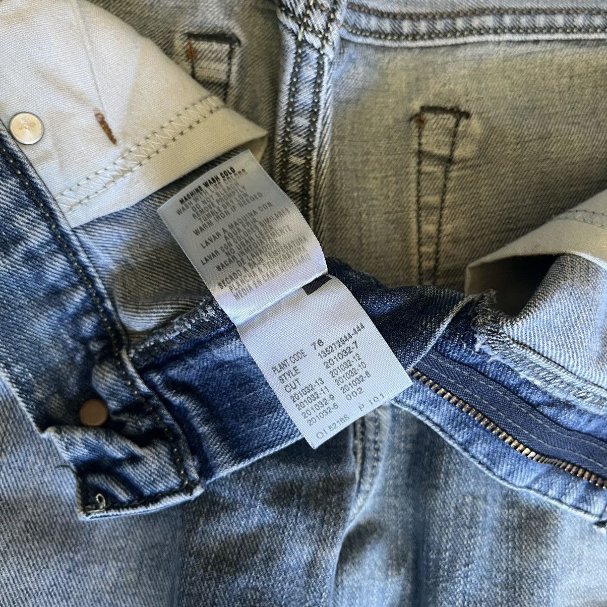 Polo Ralph Lauren Vintage 2000s Polo Ralph Lauren Ashmore Washed Denim Jeans Size US 30 / EU 46 - 9 Thumbnail