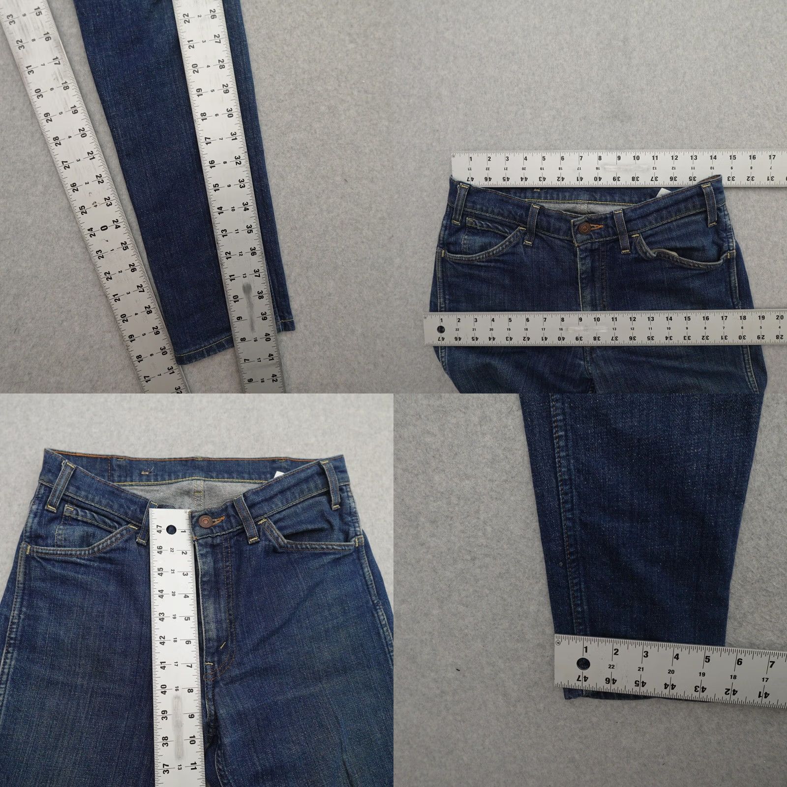 Levi's Vintage Levi's 606 Jeans 30 (30X31) Orange tab Big E Super Slim 60s Slim Jeans Mens Blue 30 Medium? Size US 30 / EU 46 - 8 Thumbnail