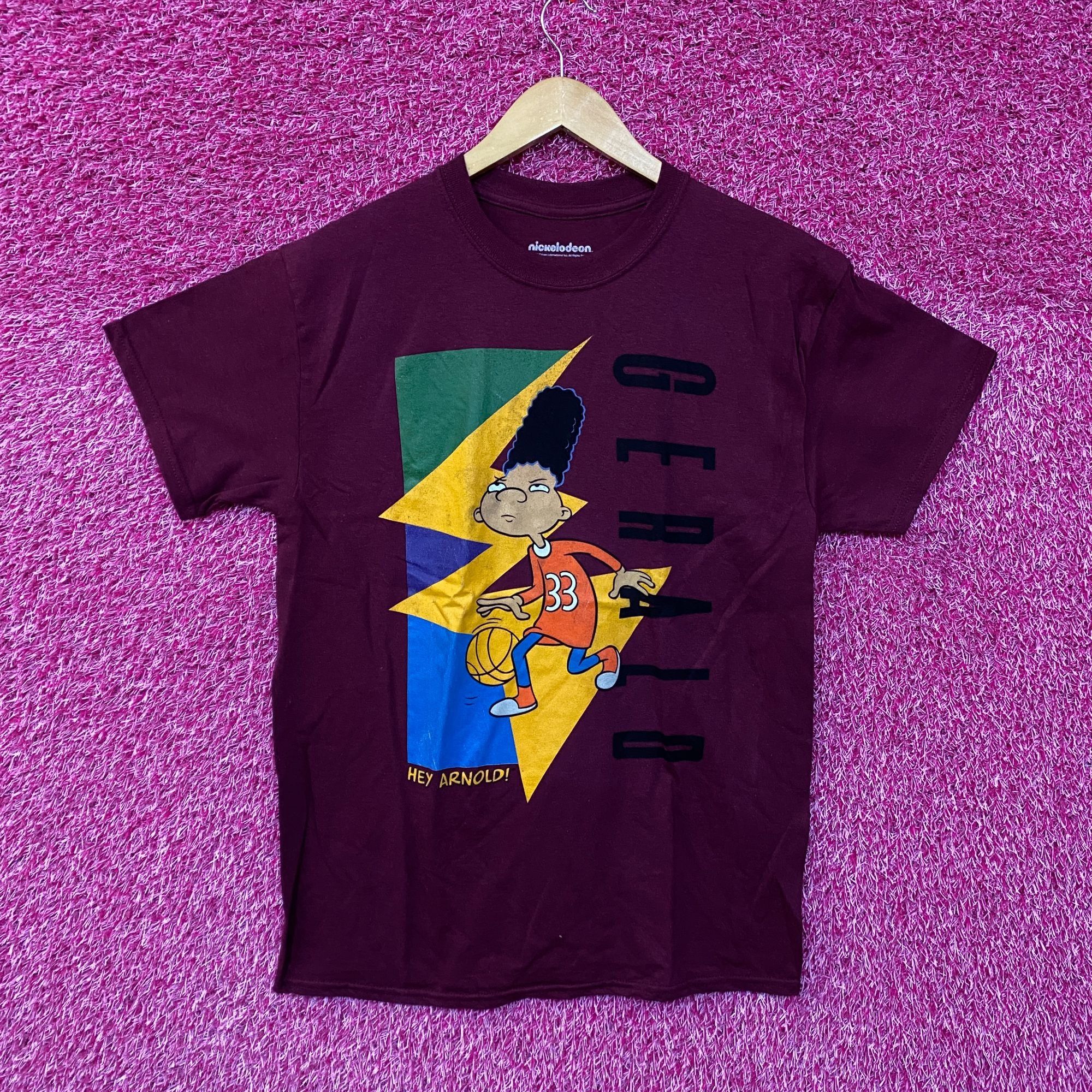 Nickelodeon Gerald Hoopin Hey Arnold Animated Series Nickelodeon Tee M Size US M / EU 48-50 / 2 - 1 Thumbnail