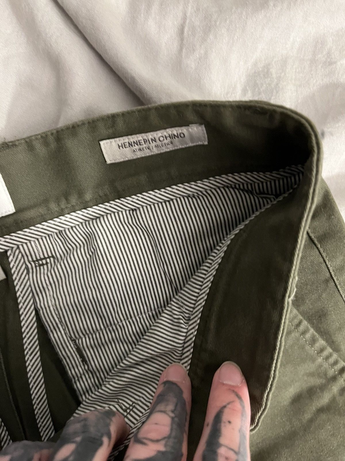 Other Good fellow olive cargo pants Size US 29 - 3 Thumbnail