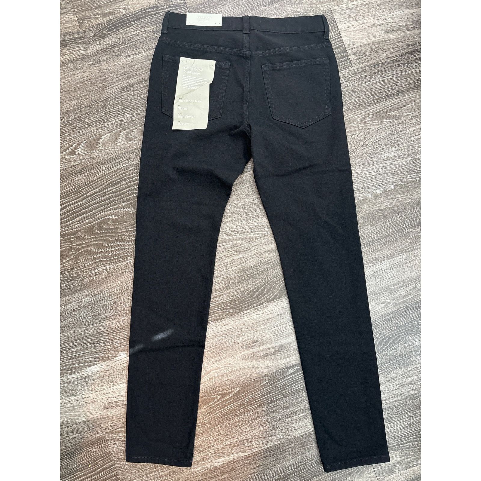 Everlane NWT Everlane Skinny Fit Performance Jean Black Size 30x32 Size US 30 / EU 46 - 7 Thumbnail
