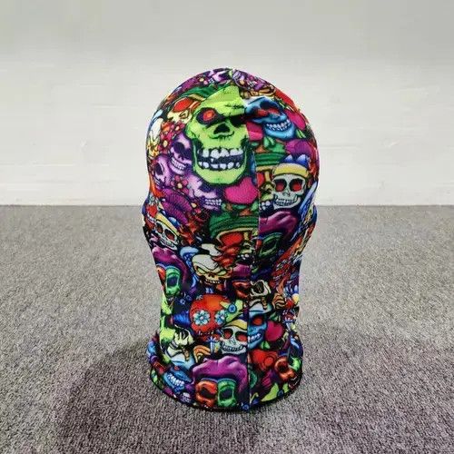 Japanese Brand × Vintage Skulls Reapers Zombies Thin Balaclava Ski Mask Head Facemask Size ONE SIZE - 4 Thumbnail