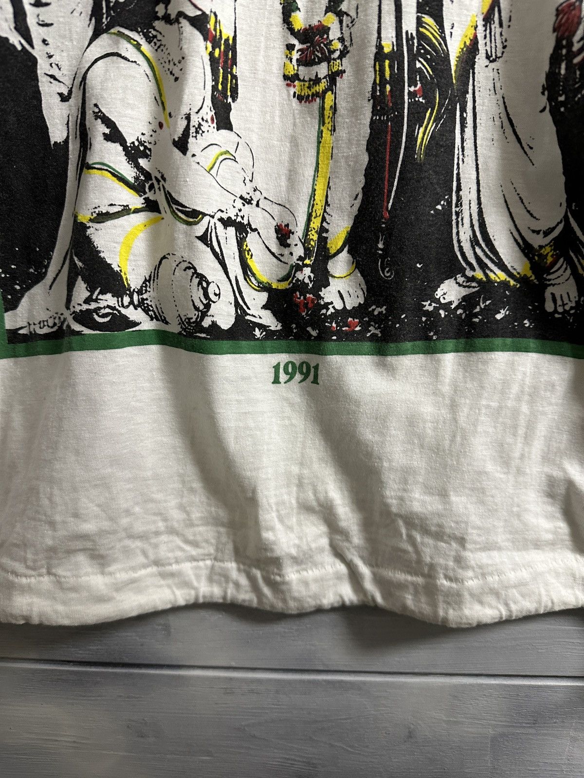 Vintage Rare Vintage T-Shirt 1991 Pran Pratishtha Mahotsav Size US M / EU 48-50 / 2 - 2 Thumbnail
