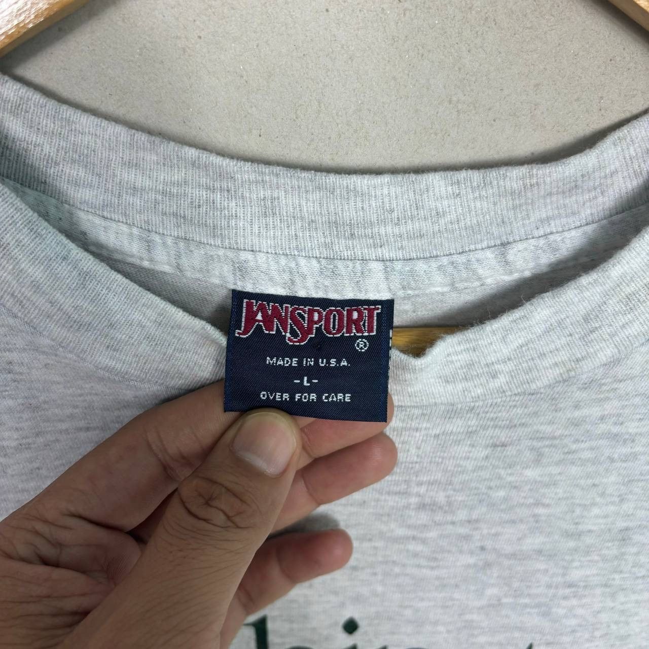 Vintage Vintage 90s Washington University Grey Jansport Tshirt Size US L / EU 52-54 / 3 - 5 Thumbnail