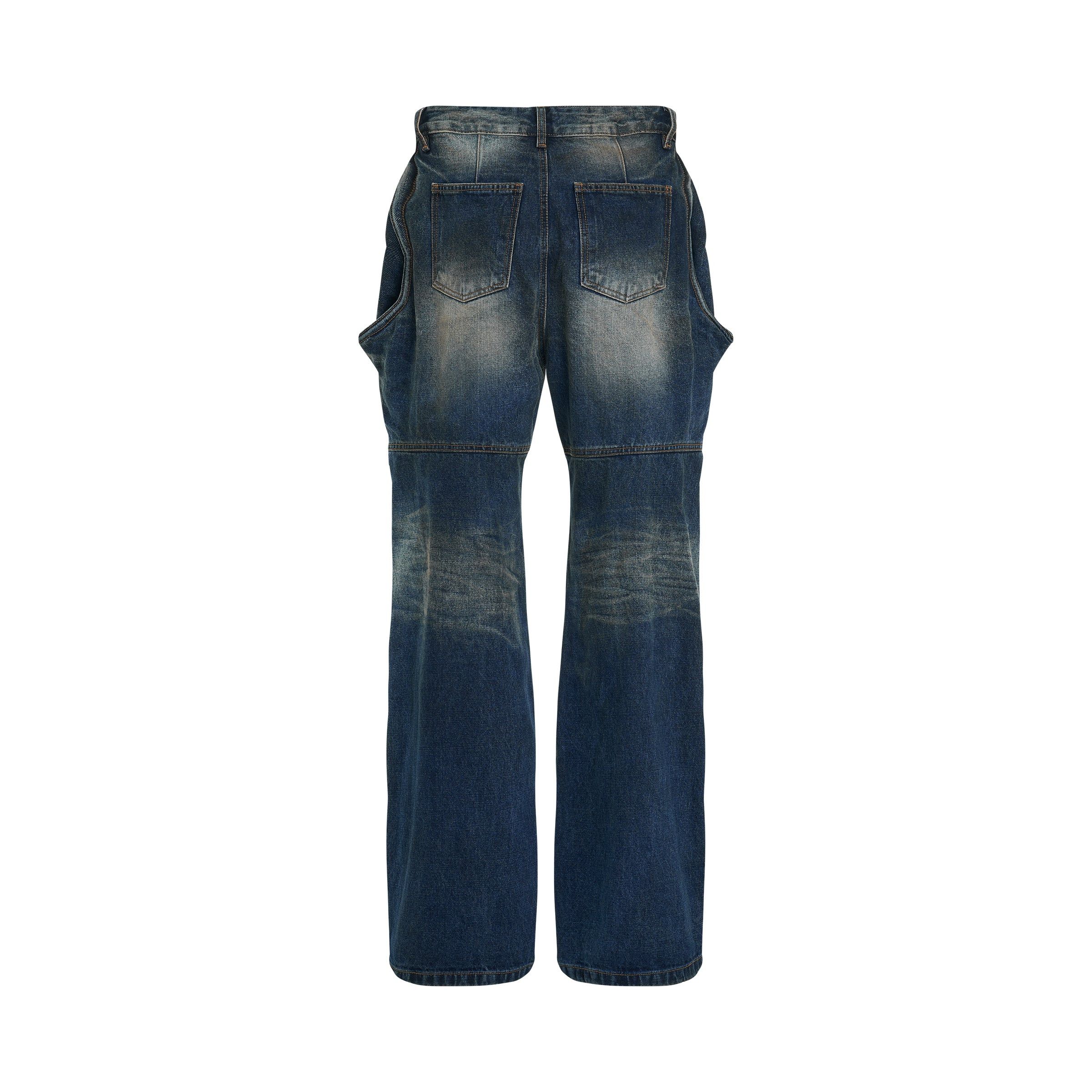 WE11DONE o1mris0824 Denim Pants in Navy Size US 32 / EU 48 - 4 Thumbnail