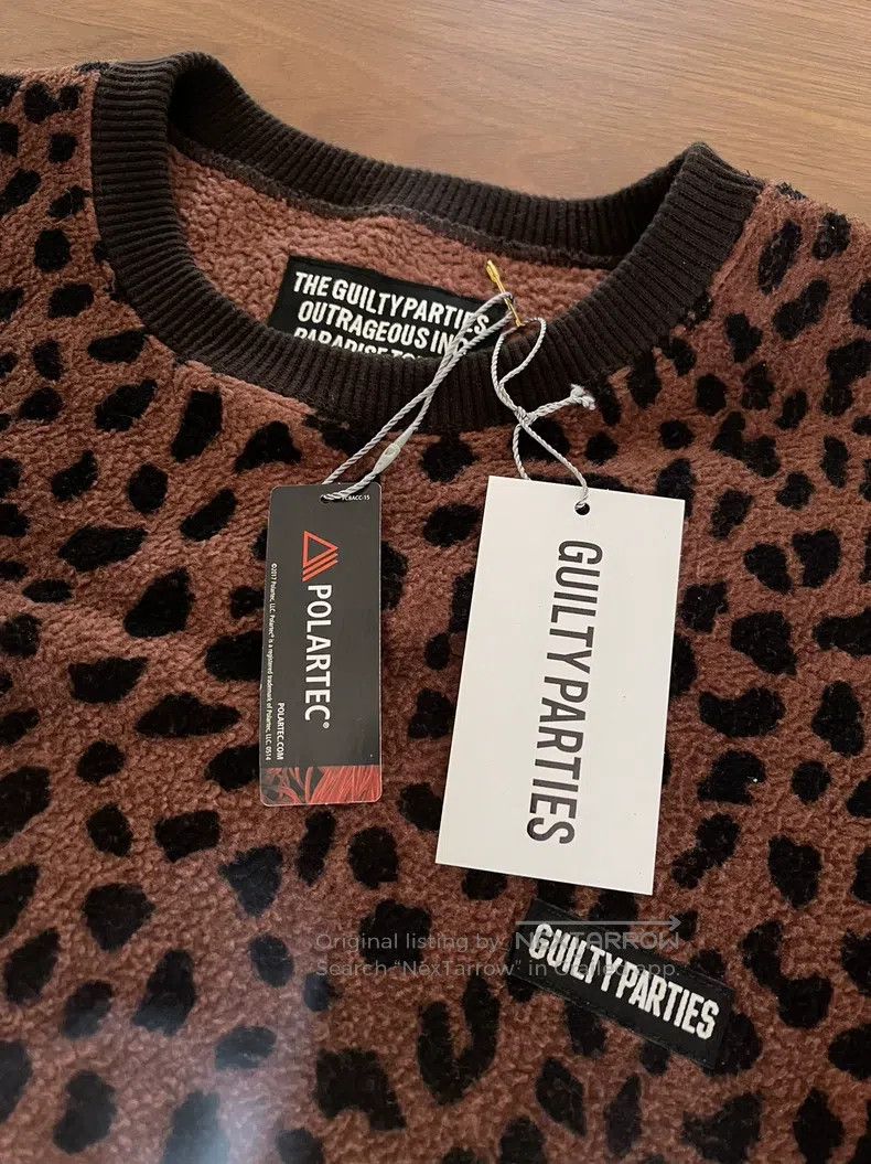 Wacko Maria Wacko Maria Leopard print pullover sweatshirt Size US L / EU 52-54 / 3 - 2 Thumbnail