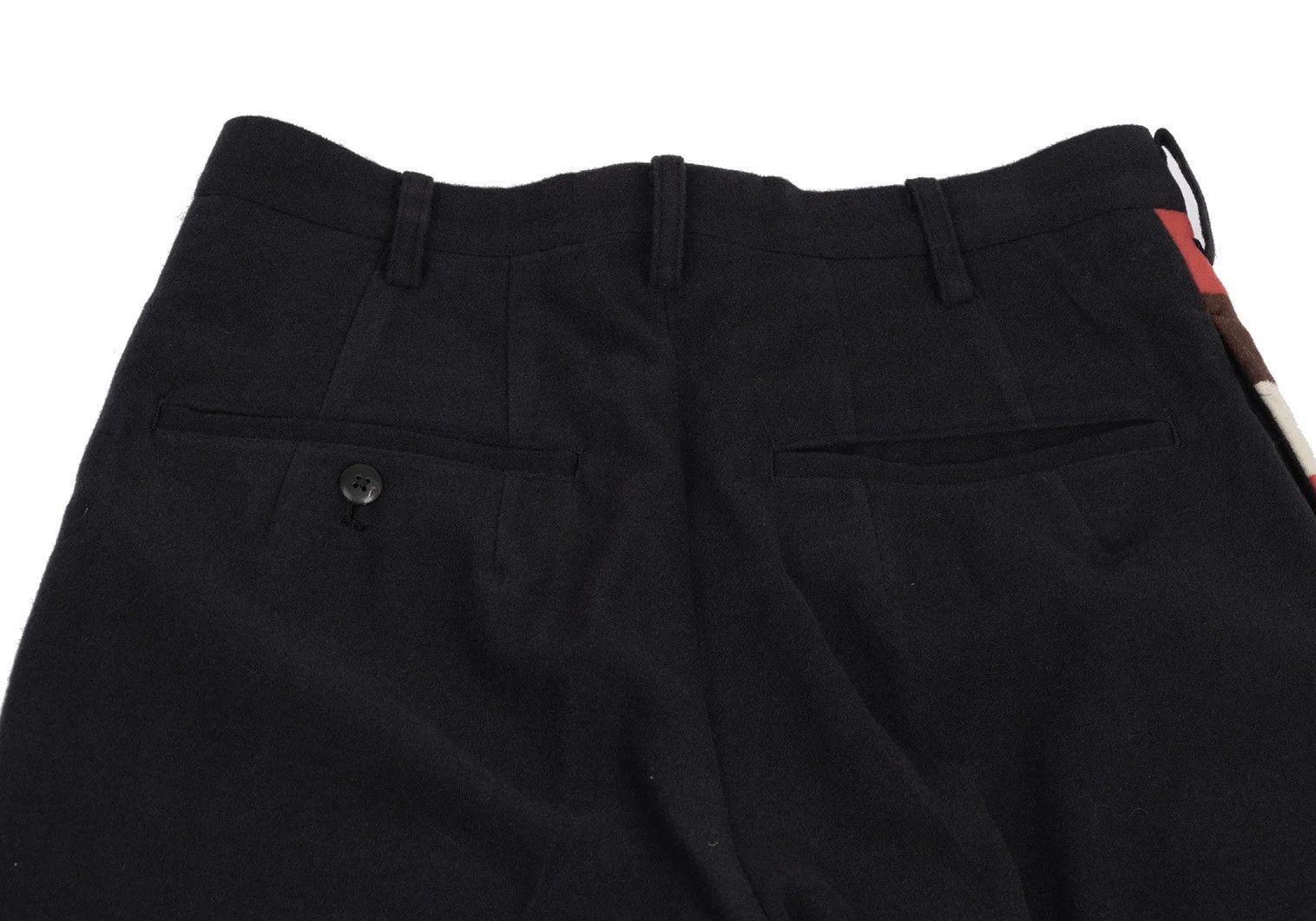 Yohji Yamamoto Yohji Yamamoto Felt Wool Pants Dark Navy S Size US 30 / EU 46 - 12 Thumbnail