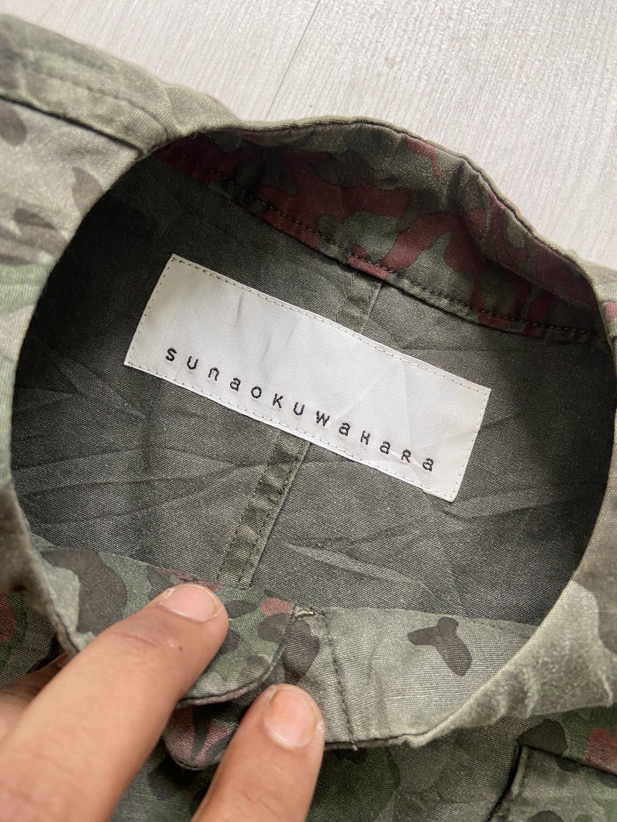 Issey Miyake × Sunao Kuwahara Vintage Archive 1990’s Sunaokuwahara Patchwork Army Jacket Size M / US 6-8 / IT 42-44 - 6 Thumbnail