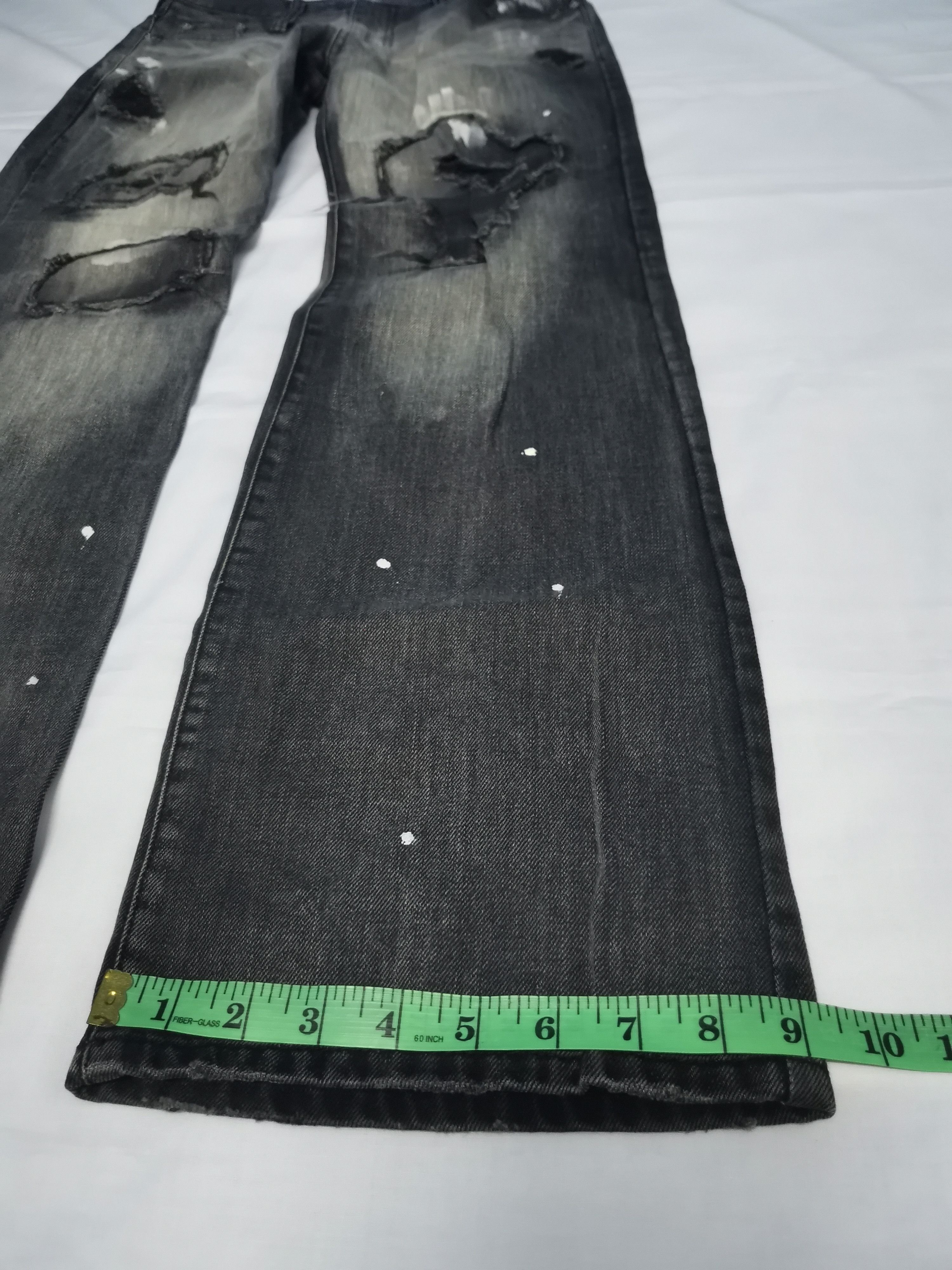 If Six Was Nine RARE Semantic Design Distressed Denim Jeans Paint Undercover Size US 32 / EU 48 - 13 Thumbnail
