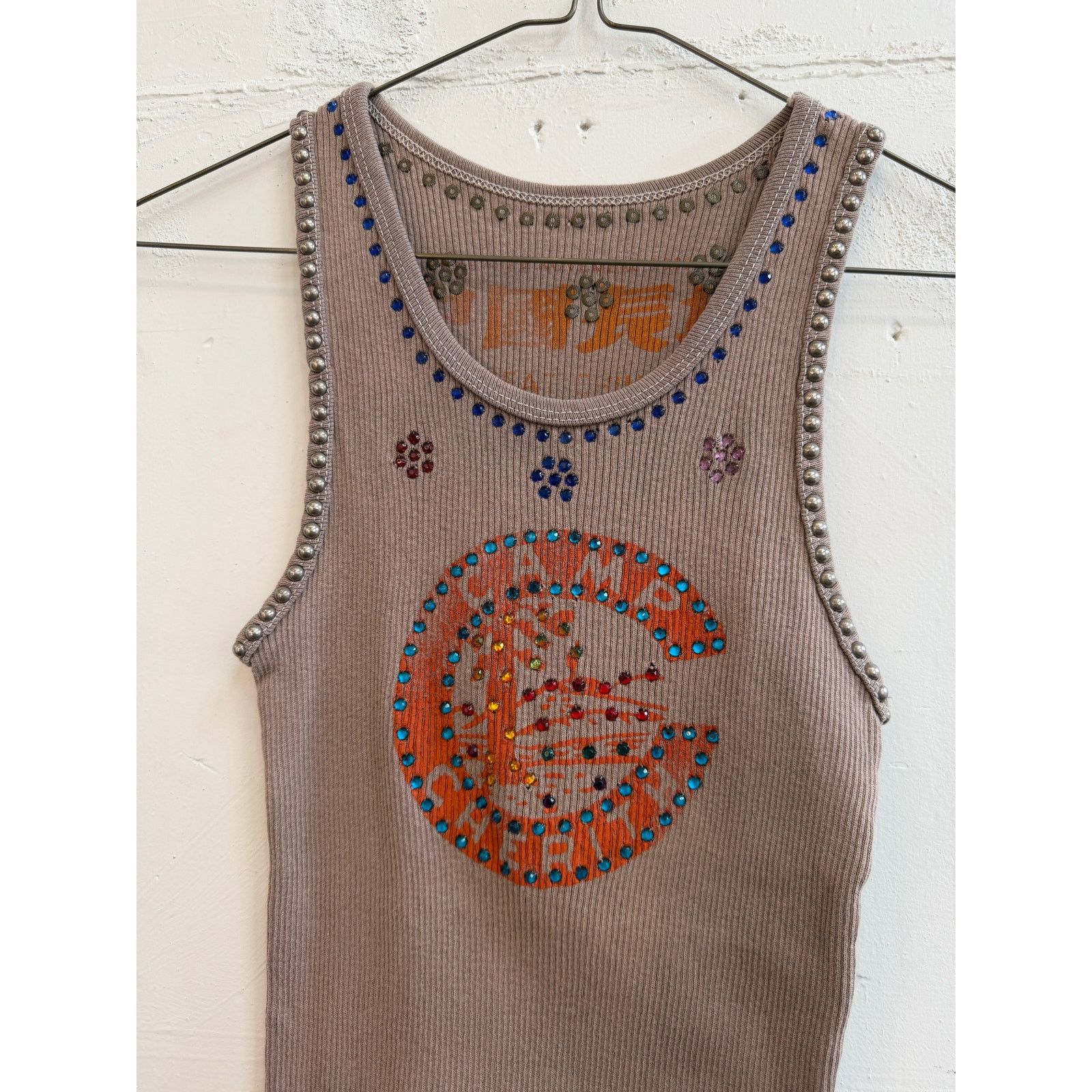 The Great China Wall Great China Wall x Hot Mess Tie Dye Studded Tank Top Size M / US 6-8 / IT 42-44 - 2 Thumbnail