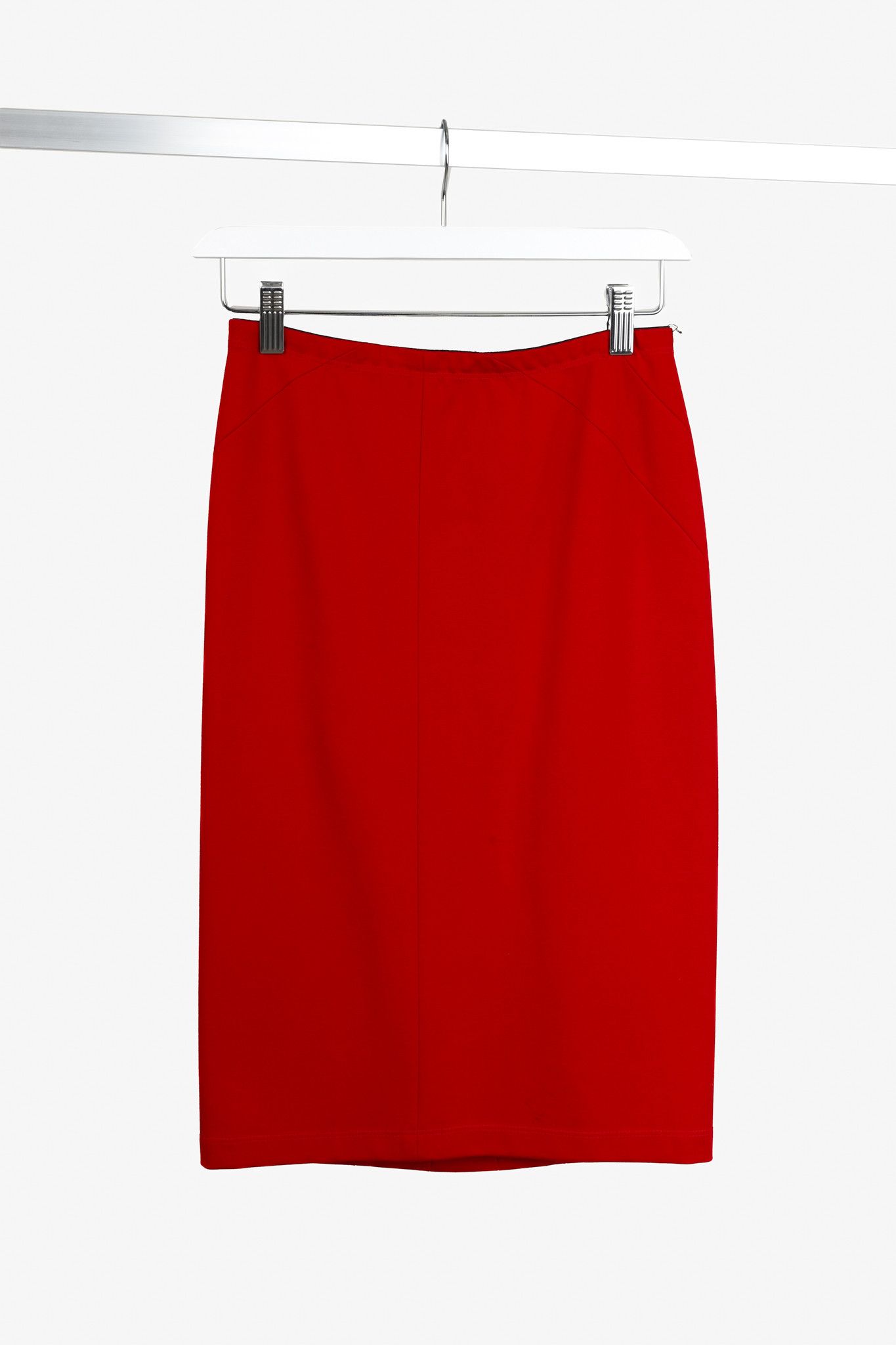 Untitled&Co Untitled Red Stitch Accent Pencil Skirt Size 24" / US 00 / IT 34 - 1 Thumbnail