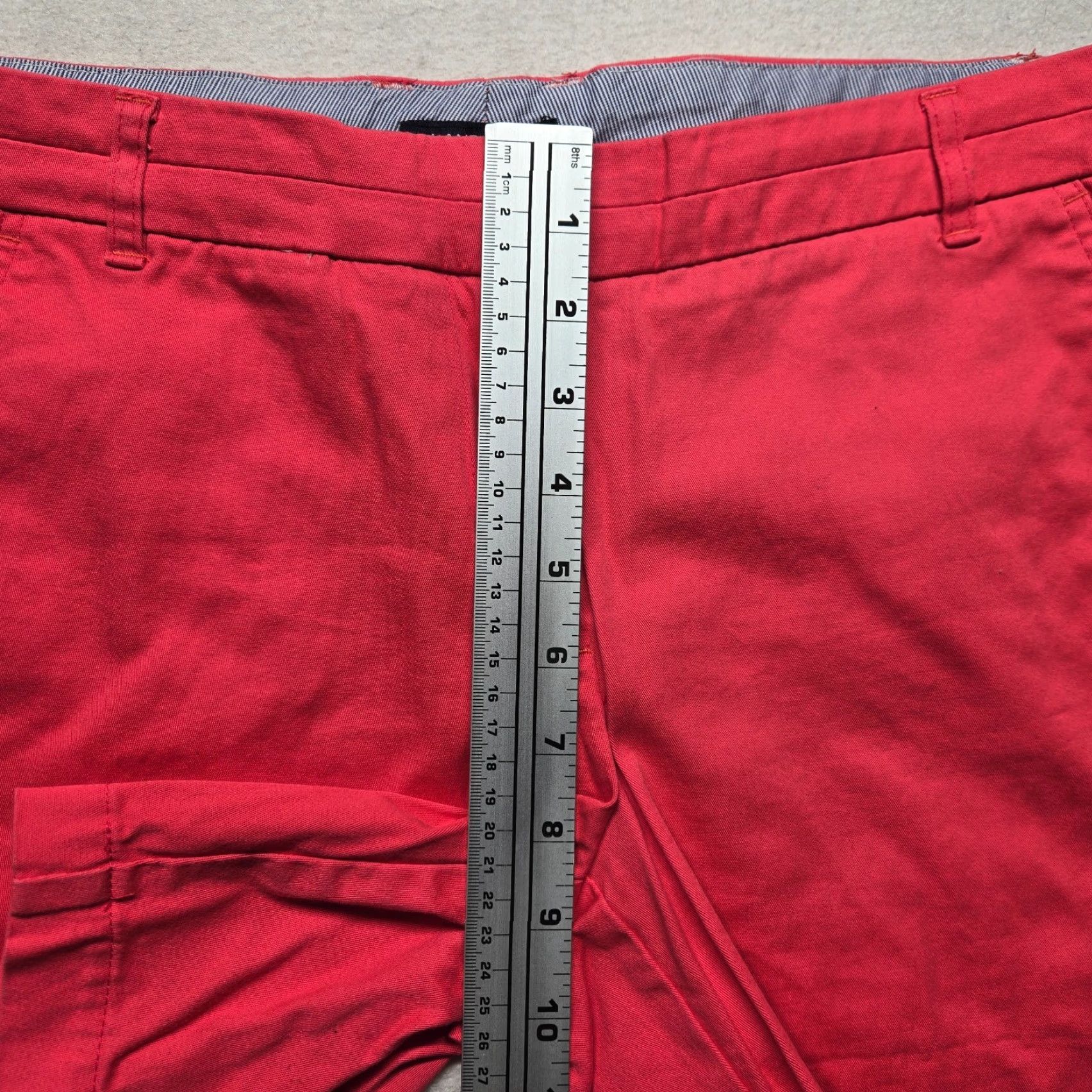 Vintage Land 'N Sea Pants Women Adult 8 Pink Pocket Slant Flat Front Chino Cotton Casual Summer Spring Built for Walking Size 30" / US 8 / IT 44 - 6 Thumbnail