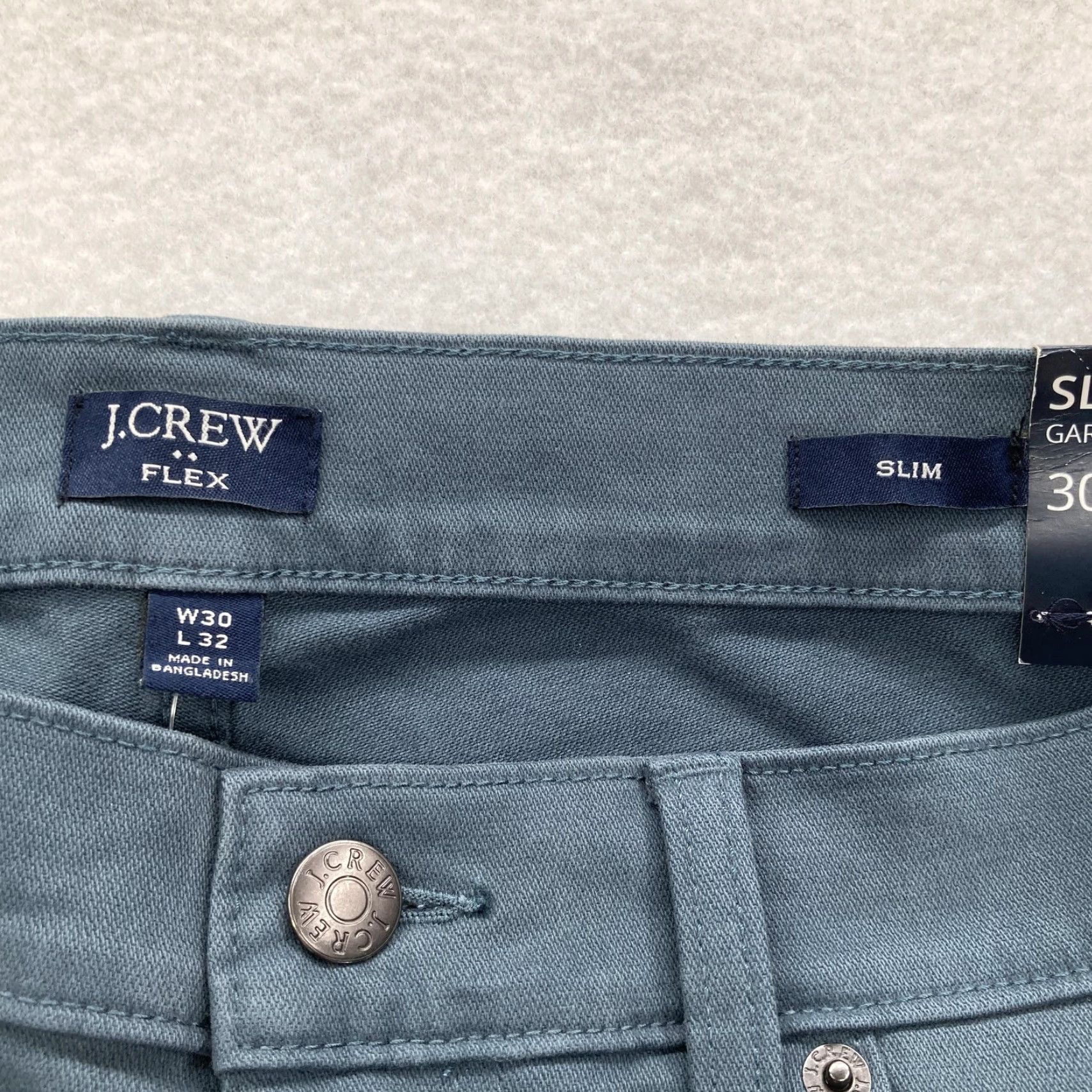 J.Crew J.CREW Slim fit Garment Dyed Five Pocket Pants Mens 30x32 Blue Gray Stretch NWT Pants Mens Slim fit Five Pocket Blue Gray NWT Size US 30 / EU 46 - 5 Thumbnail