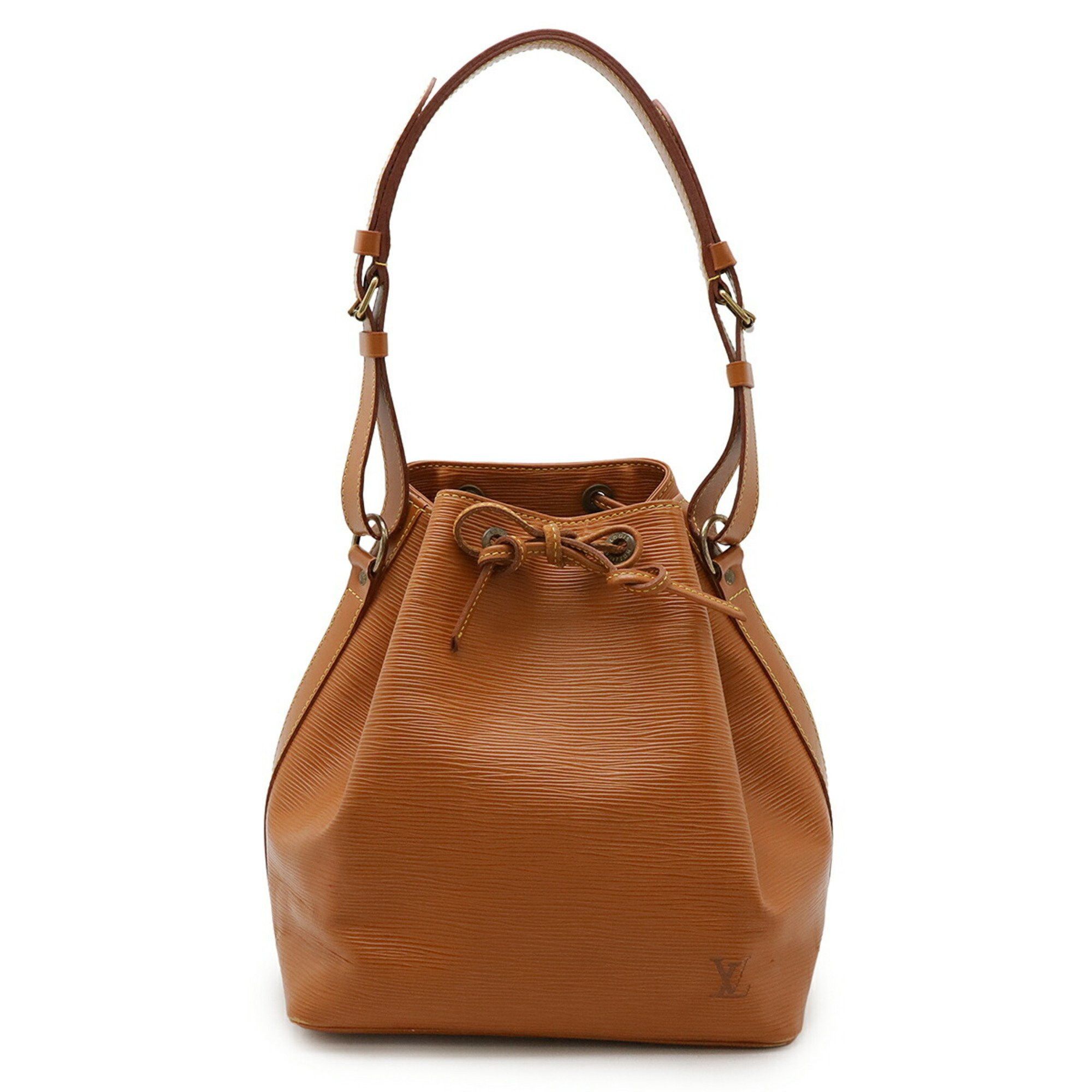 Louis Vuitton Epi Petit Noe Shoulder Bag Zipangu Gold Brown M44108, Women's