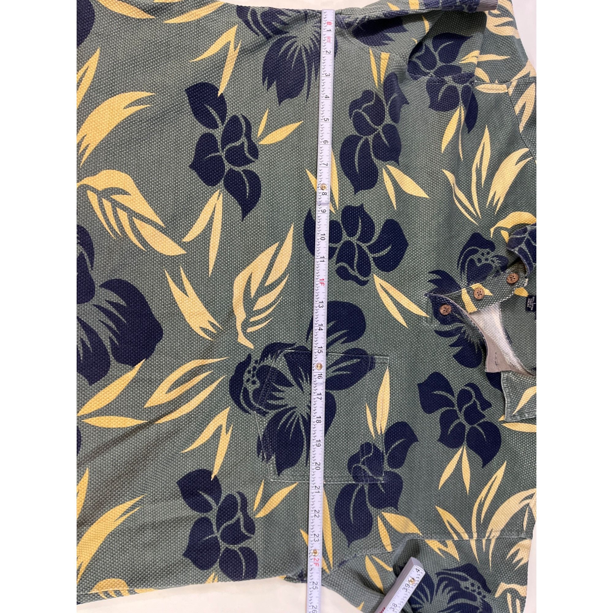 Tommy Bahama Tommy Bahama Mens Tropical Hawaiian Print Polo Shirt Size L Size US L / EU 52-54 / 3 - 4 Thumbnail