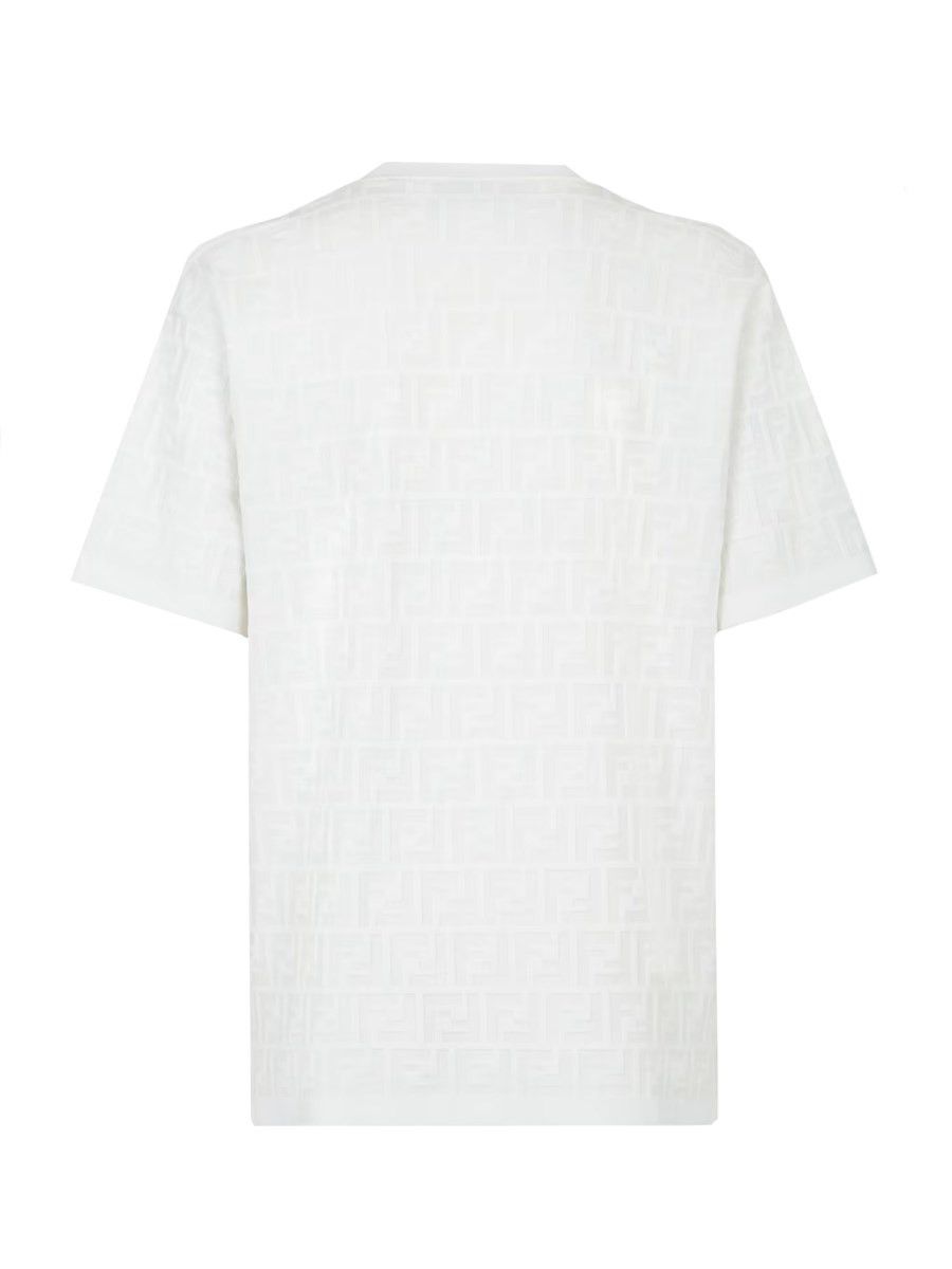 Fendi o1w1db10724 T-Shirt in White Size US M / EU 48-50 / 2 - 2 Thumbnail