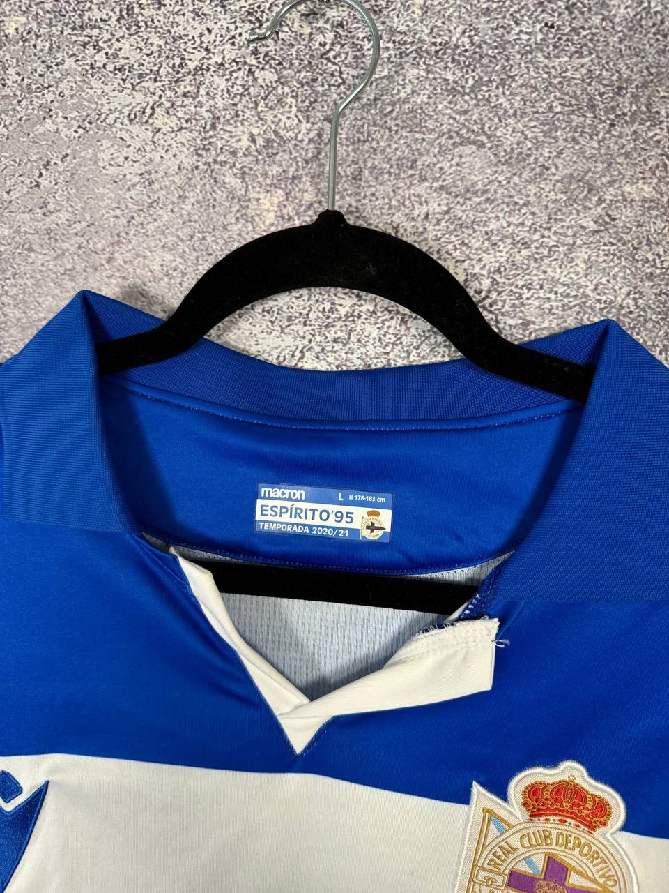 Macron × Vintage Deportivo de La Coruna 2020/21 Macron Soccer Jersey Size US L / EU 52-54 / 3 - 12 Thumbnail